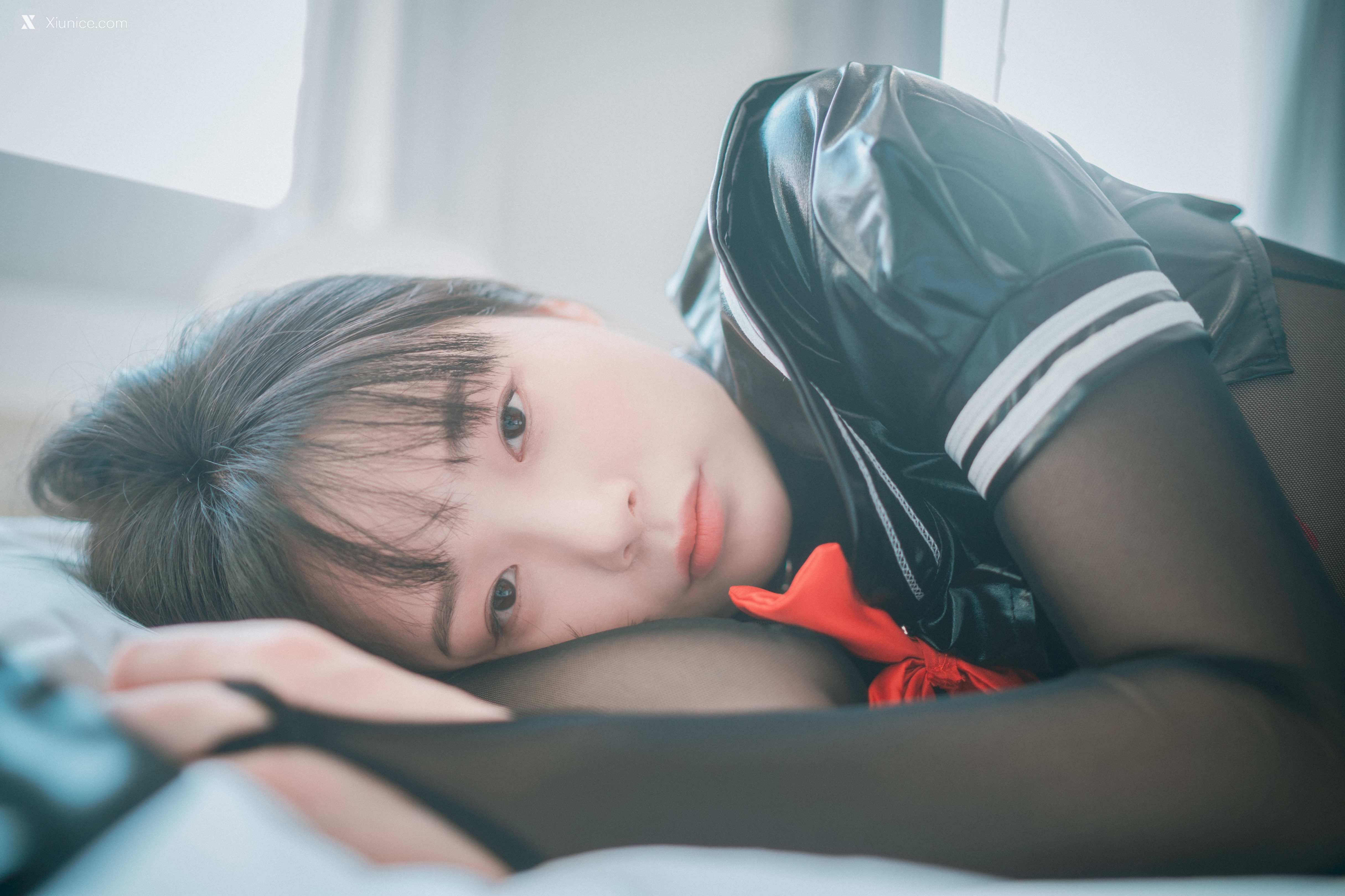 DJAWA Photo – Pia (피아) – Leather Black Schoolgirl 4K