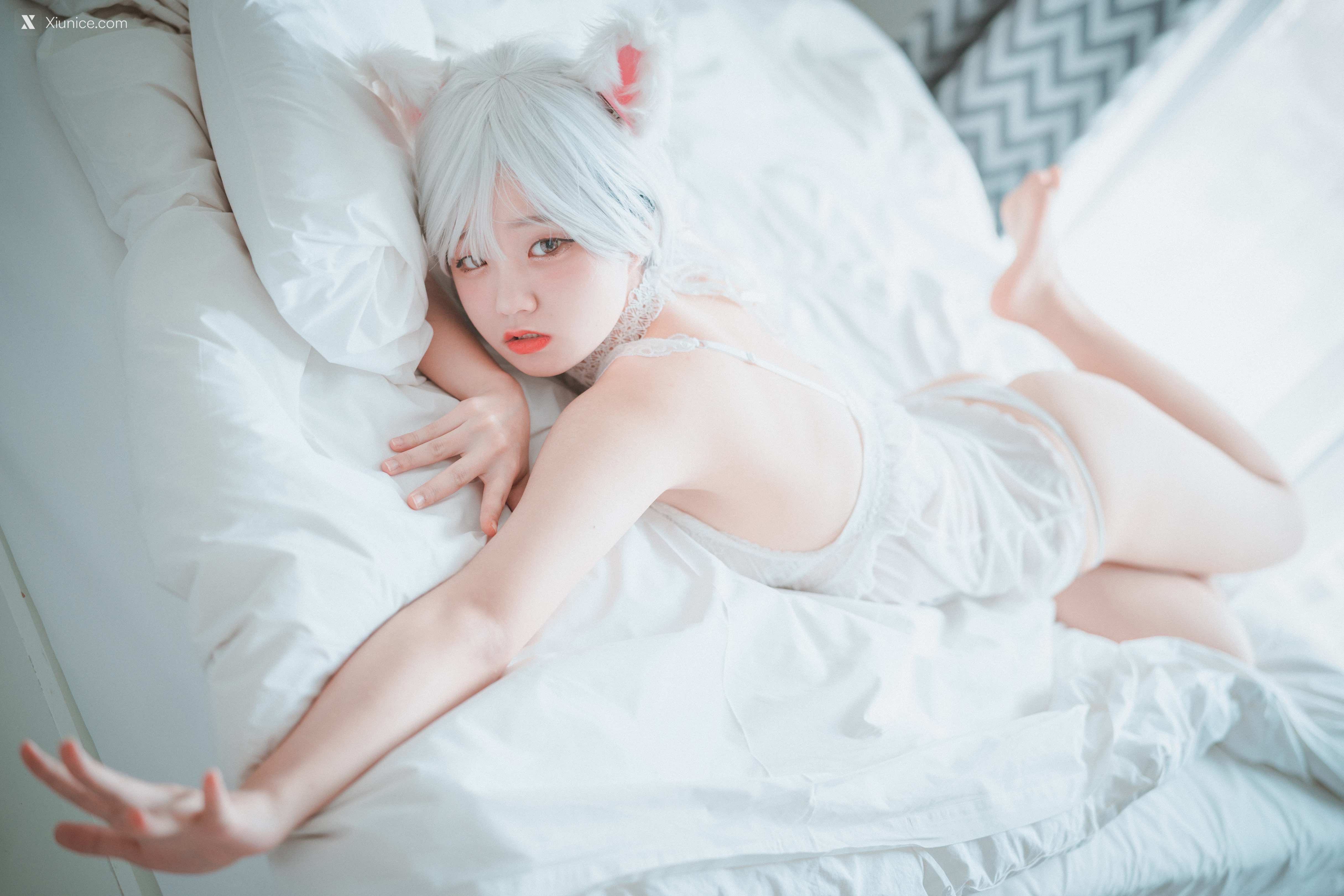 DJAWA Photo – Jeong Jenny (정제니) – Schwarz und Wei Katzenmädchen (Full Ver) 4K