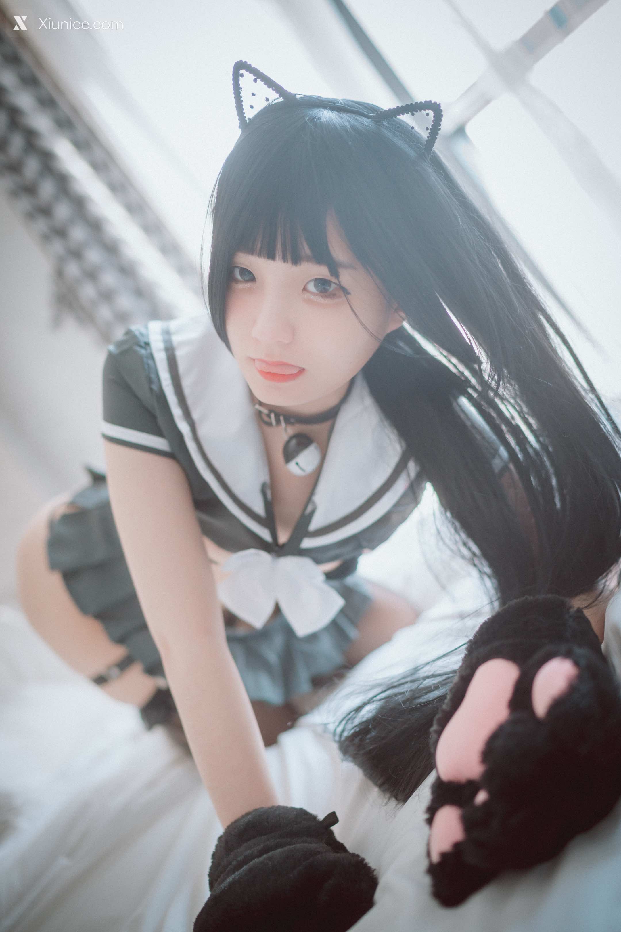 DJAWA Photo – Jeong Jenny (정제니) – Katzenmädchen in Schuluniform 4K