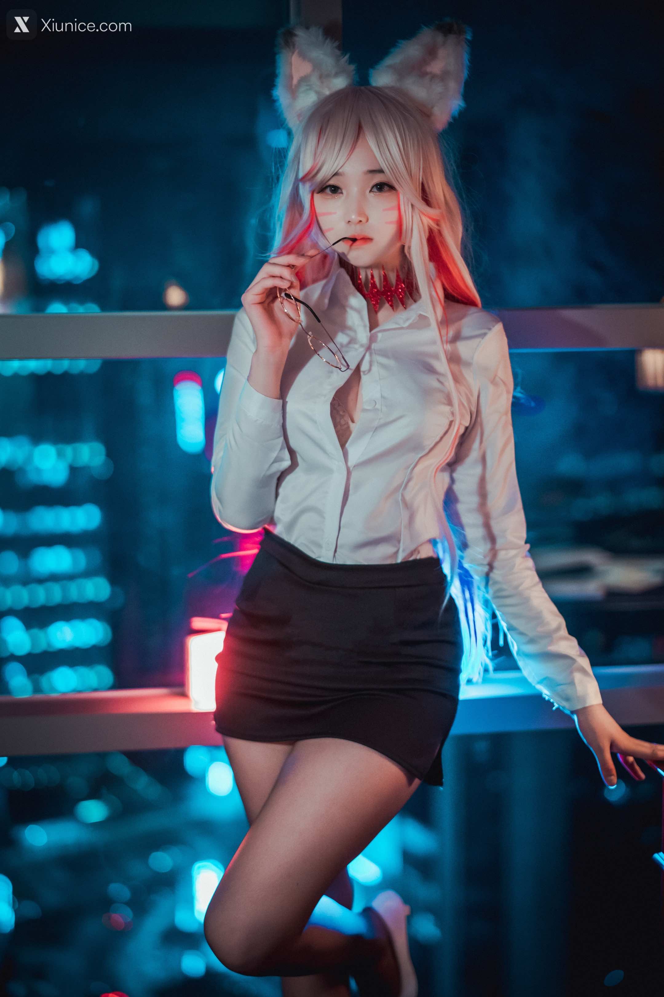 DJAWA Photo – Bambi (밤비) – “Kumiho in the Office” – Destiny Child – Nine-Tailed Fox Tamamo 4K