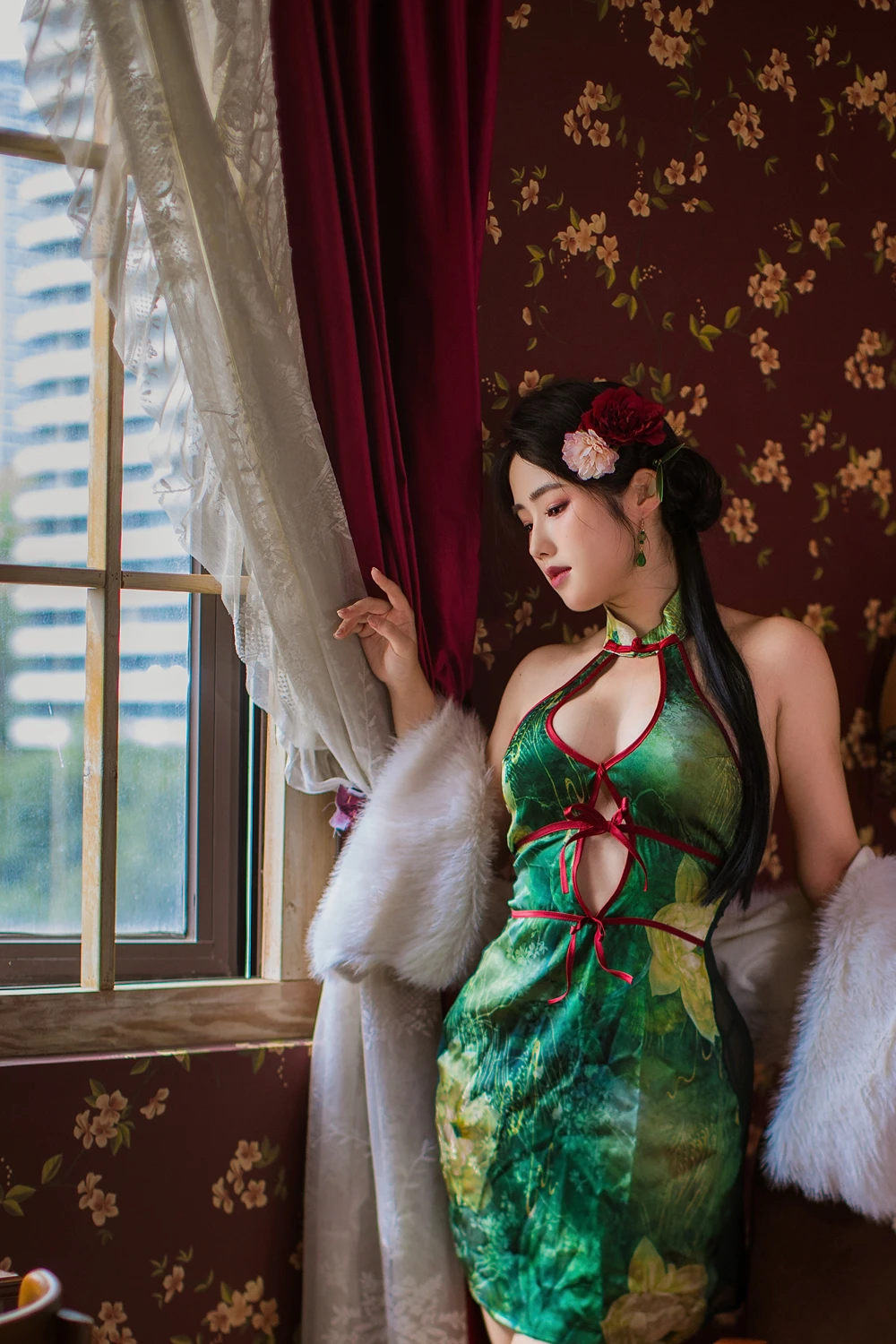 Cosplay 钛合金TiTi – 绿色旗袍
