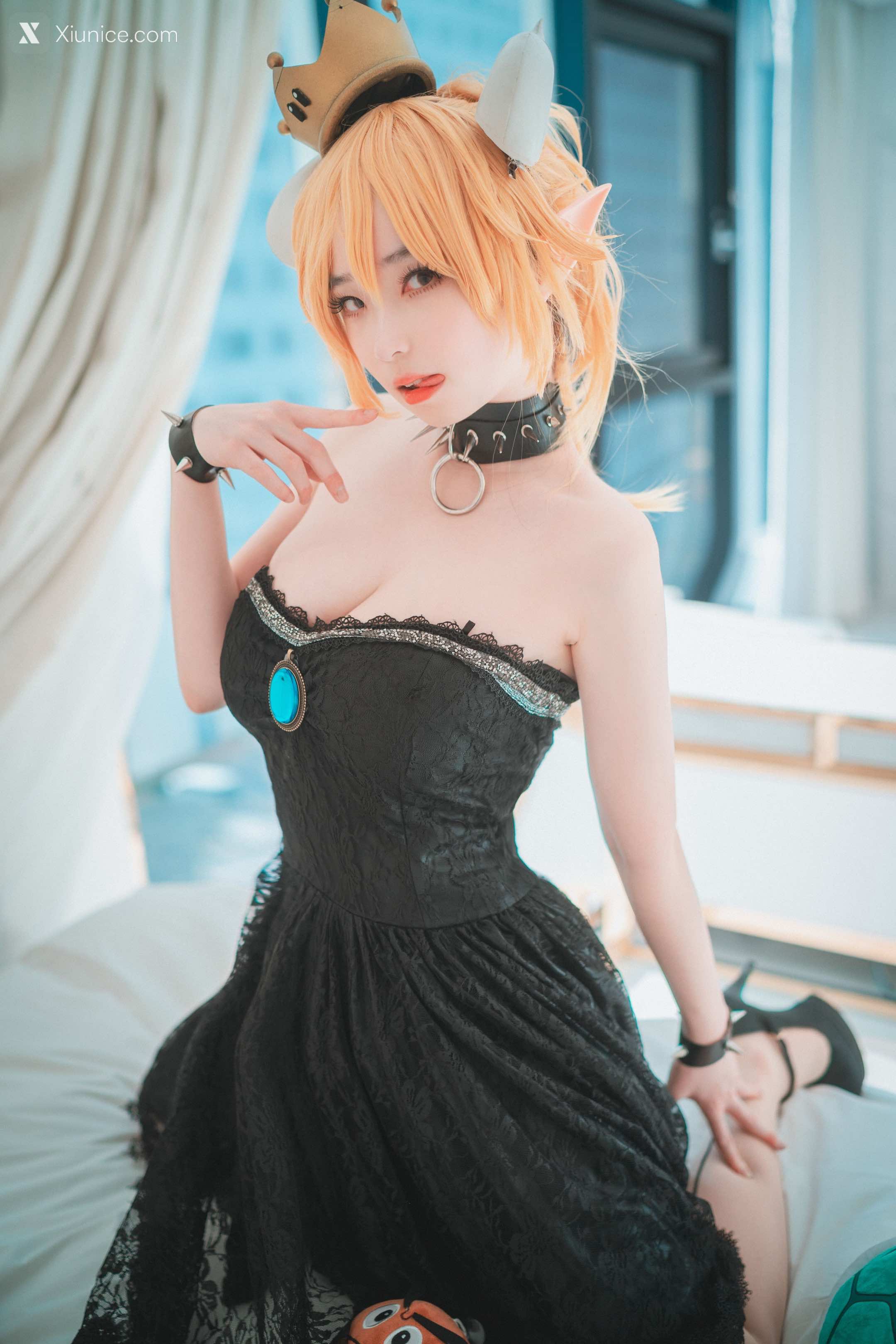 DJAWA Photo – Bambi (밤비) – Halloween with Bowsette (Super Mario Bros.) 4K