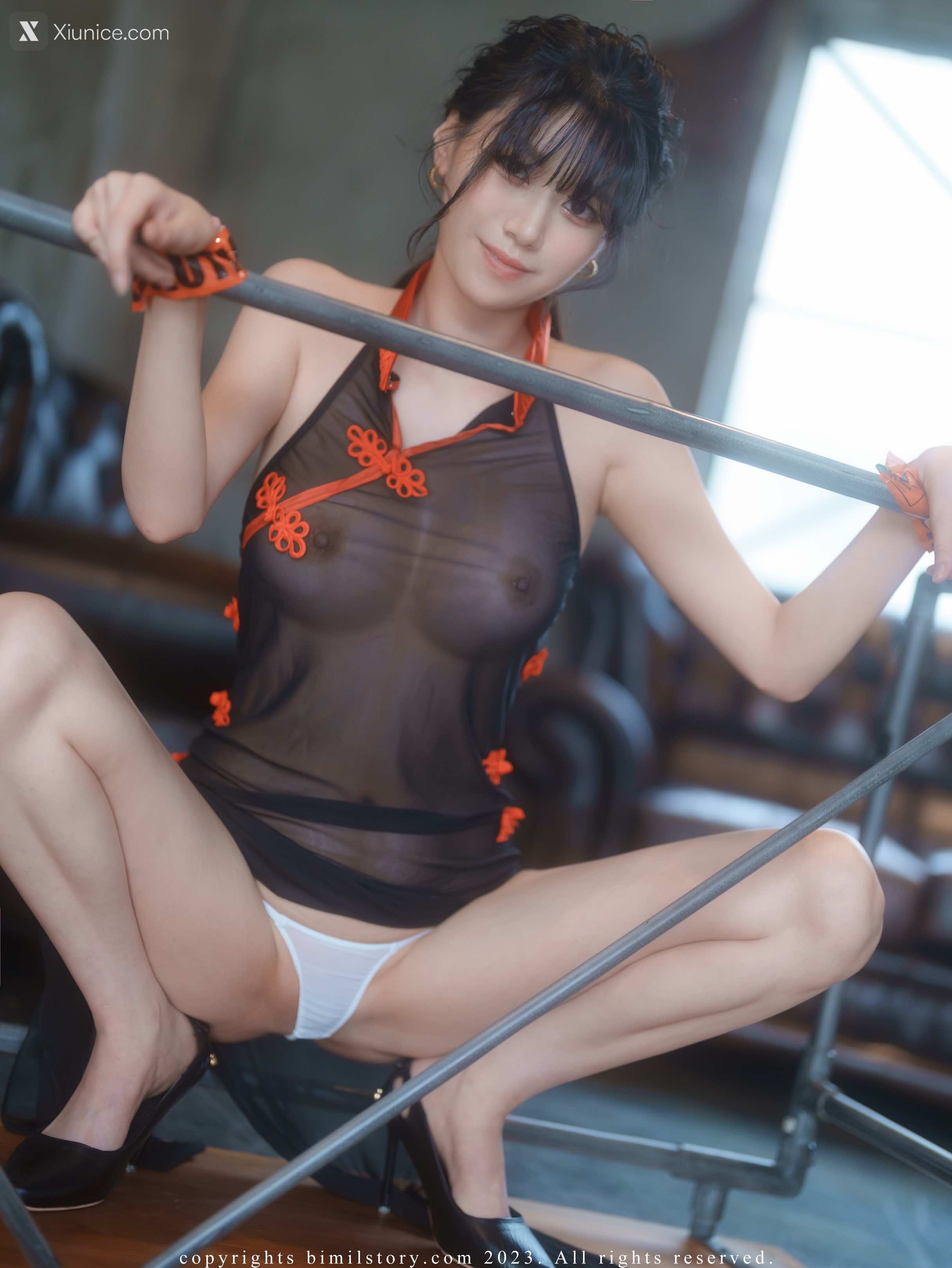 Bimilstory Nara (나라) Vol.32 Transparent Costume and See-through 4K