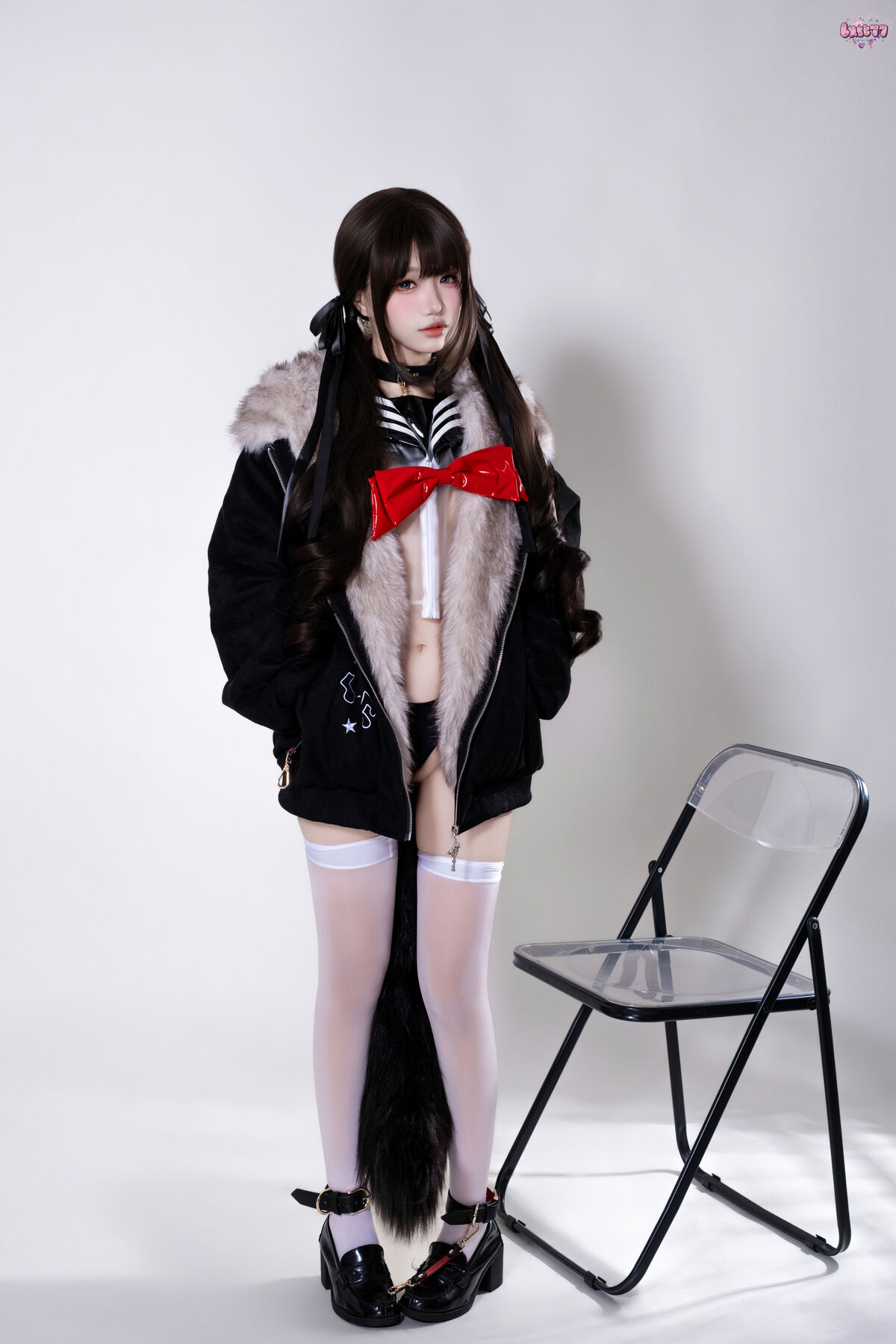 Coser@柒柒要乖哦 - 兽尾透明JK Part02