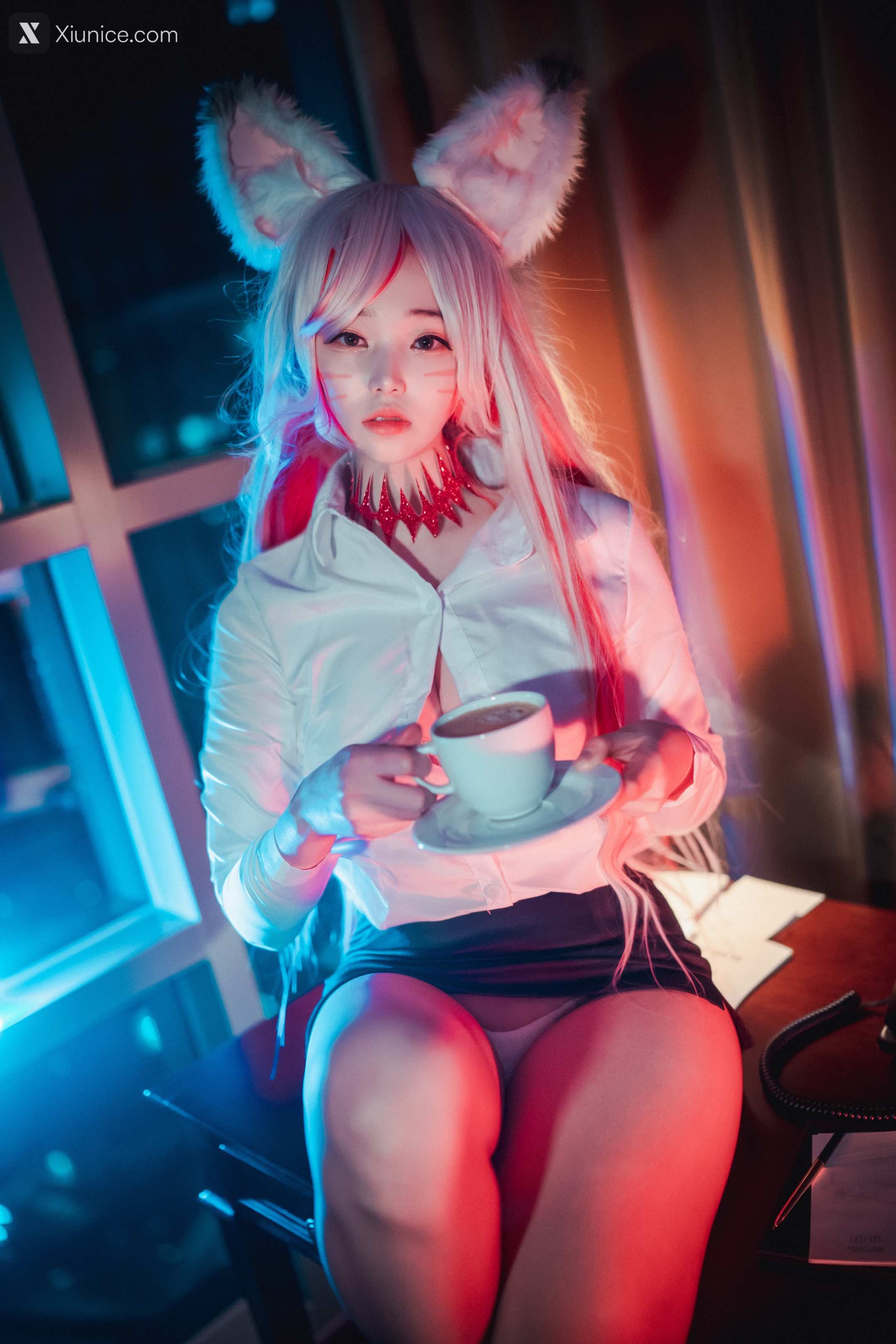 DJAWA Photo – Bambi (밤비) – “Kumiho in the Office” – Destiny Child – Nine-Tailed Fox Tamamo 4K
