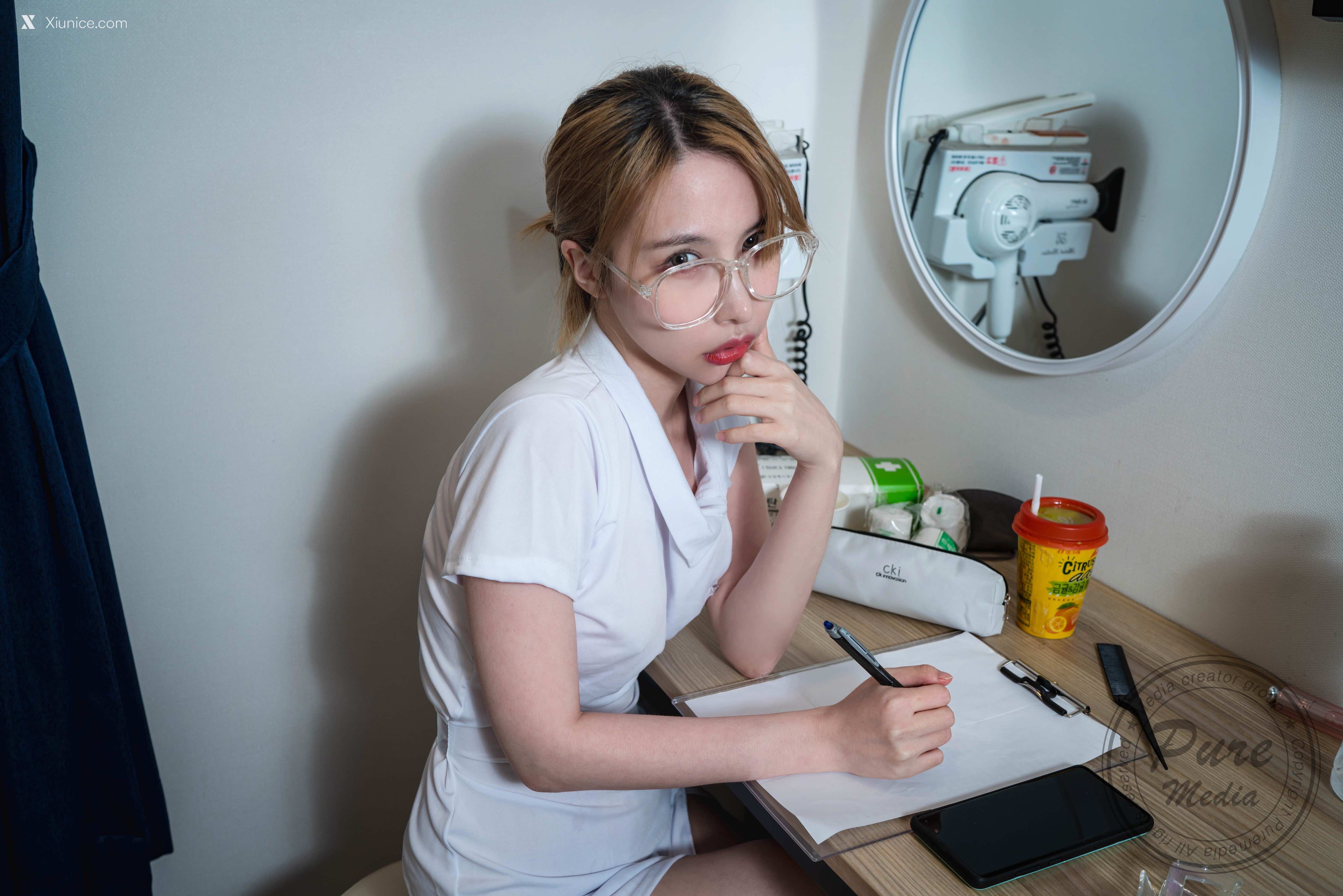 Pure Media Vol.206 Uhye (이유혜) Fainted Nurse 4K