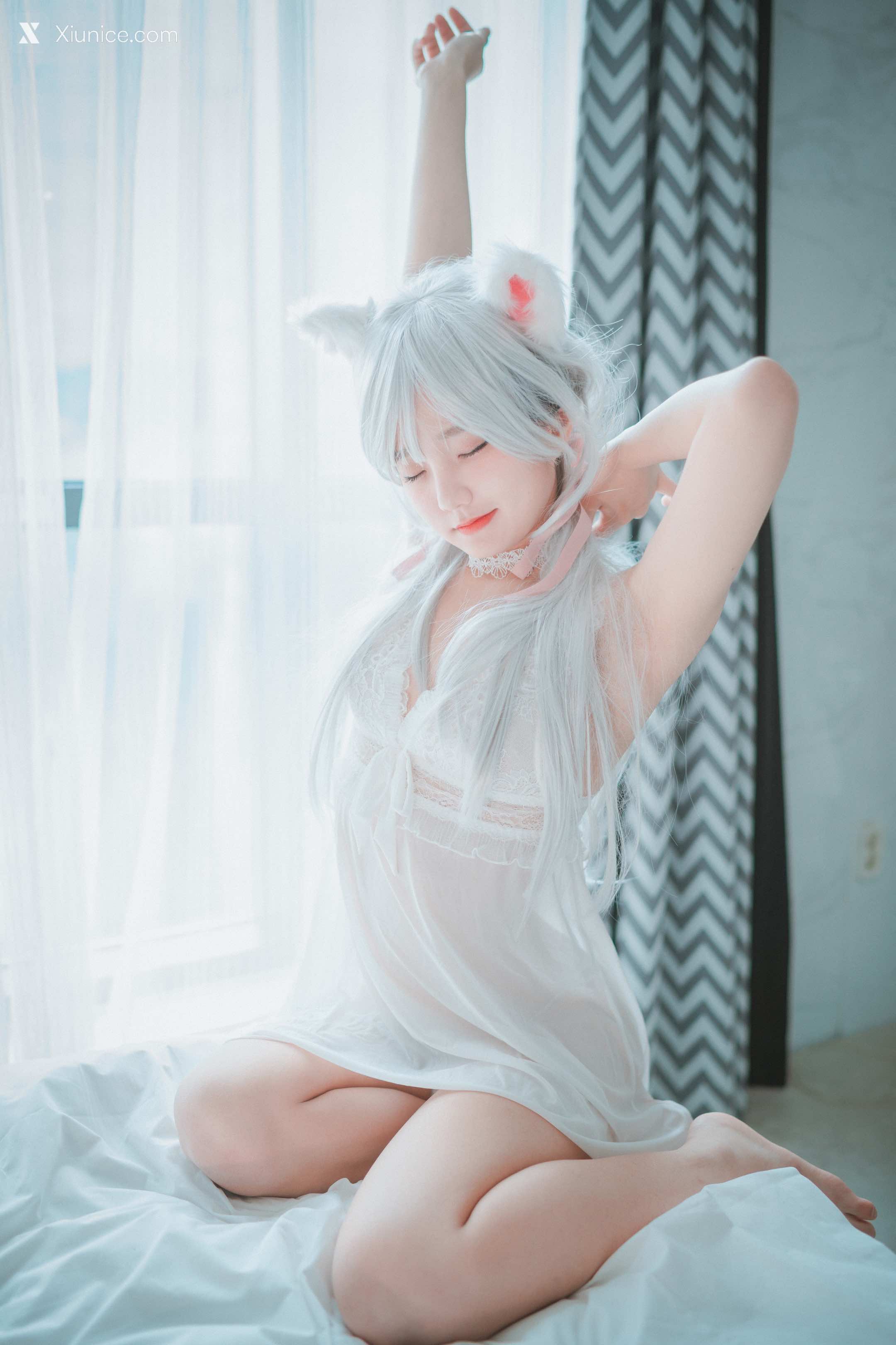 DJAWA Photo – Jeong Jenny (정제니) – Schwarz und Wei Katzenmädchen (Full Ver) 4K