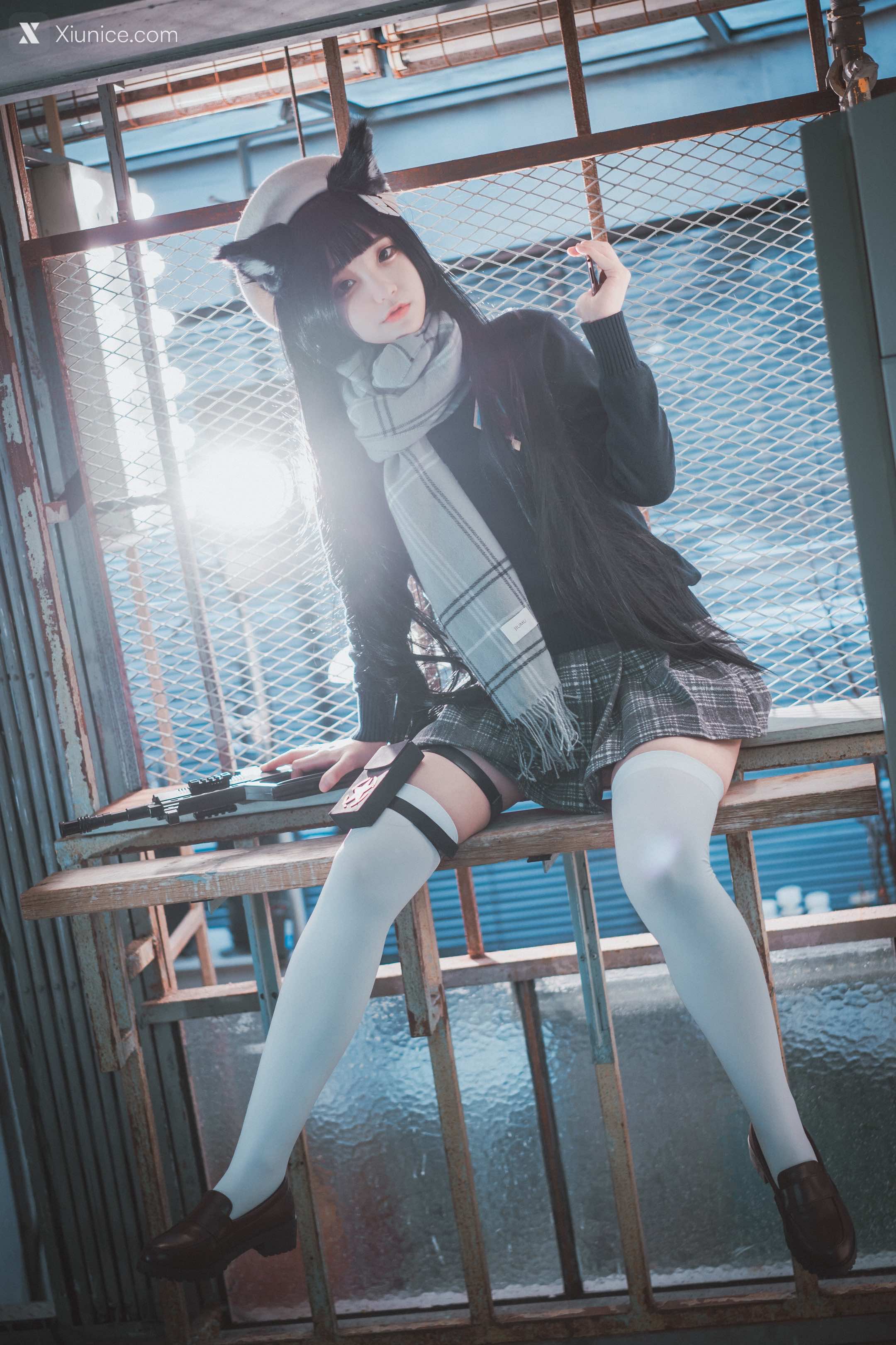 DJAWA Photo – Jeong Jenny (정제니) – “Girls’ Frontline – Type 95 (Pure White Graduation ver.)” 4K