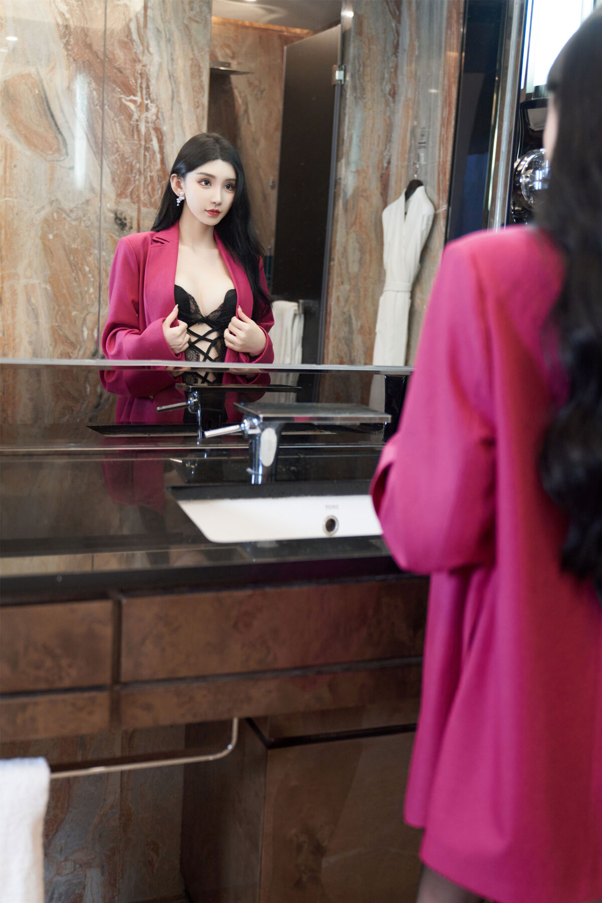 内购无水印 Zhou Yuxi 周于希 - 秀人网模特 蕾丝黑丝直播 Part01