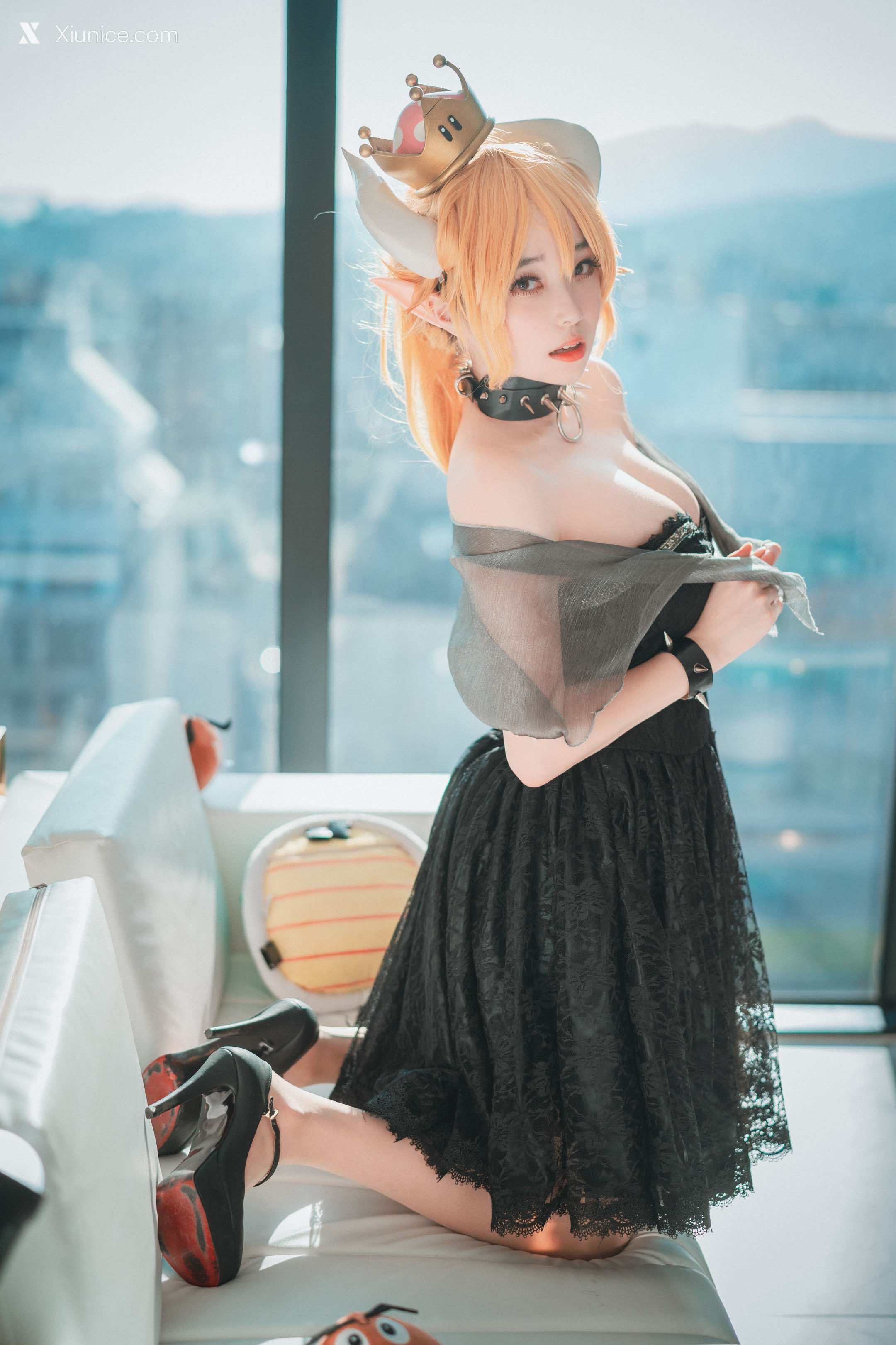 DJAWA Photo – Bambi (밤비) – Halloween with Bowsette (Super Mario Bros.) 4K