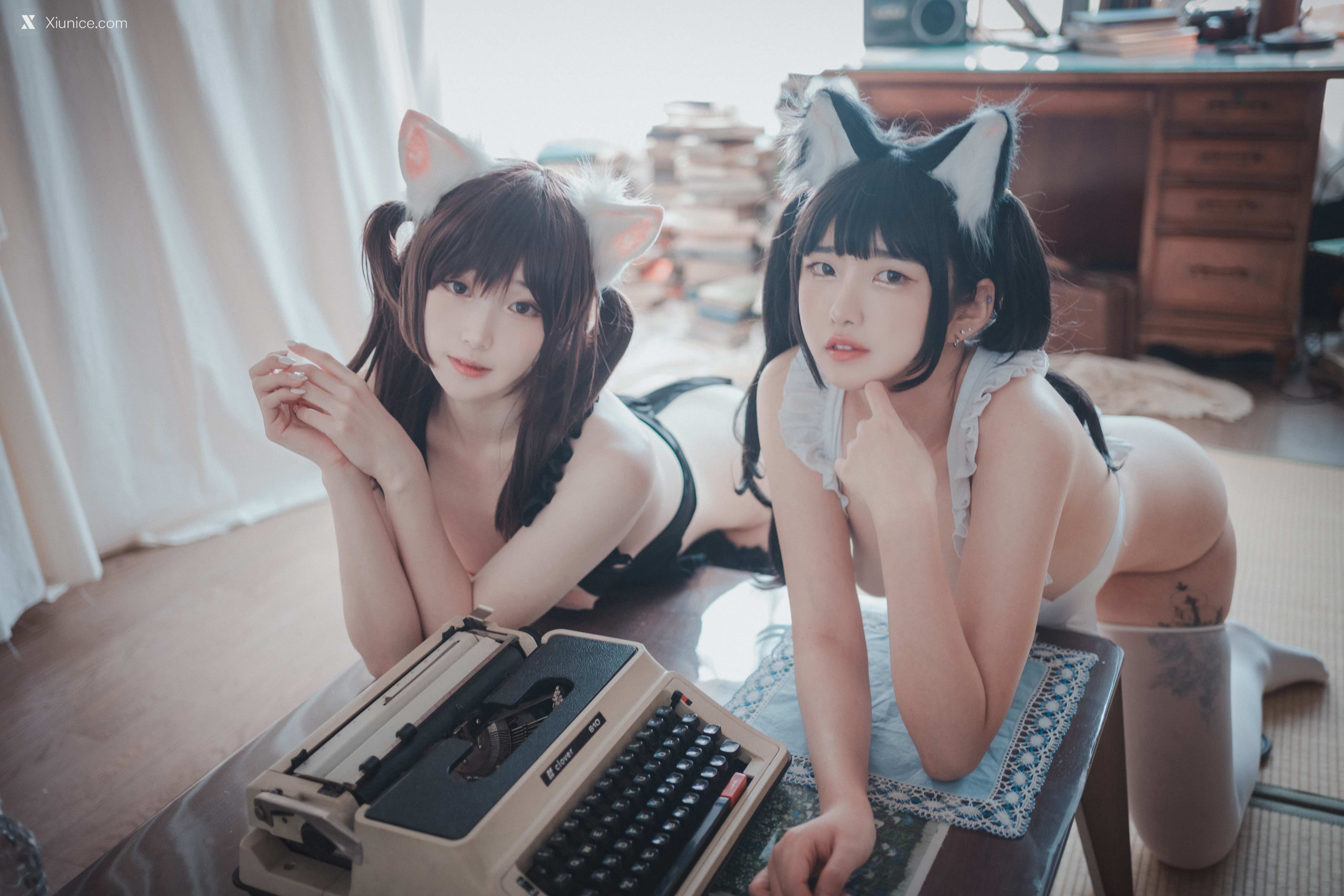 DJAWA Photo – Bambi (밤비) & Sonson (손손) – Maid Mansion W 4K