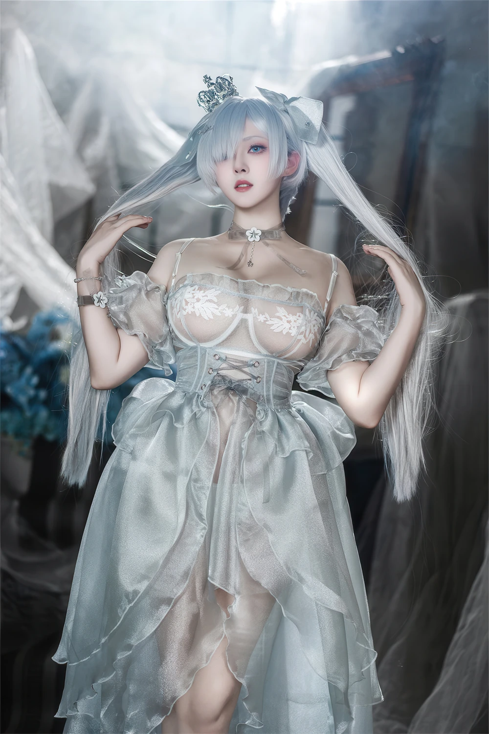 Cosplay Natsuko夏夏子 – 灰姑娘水晶公主Cinderella