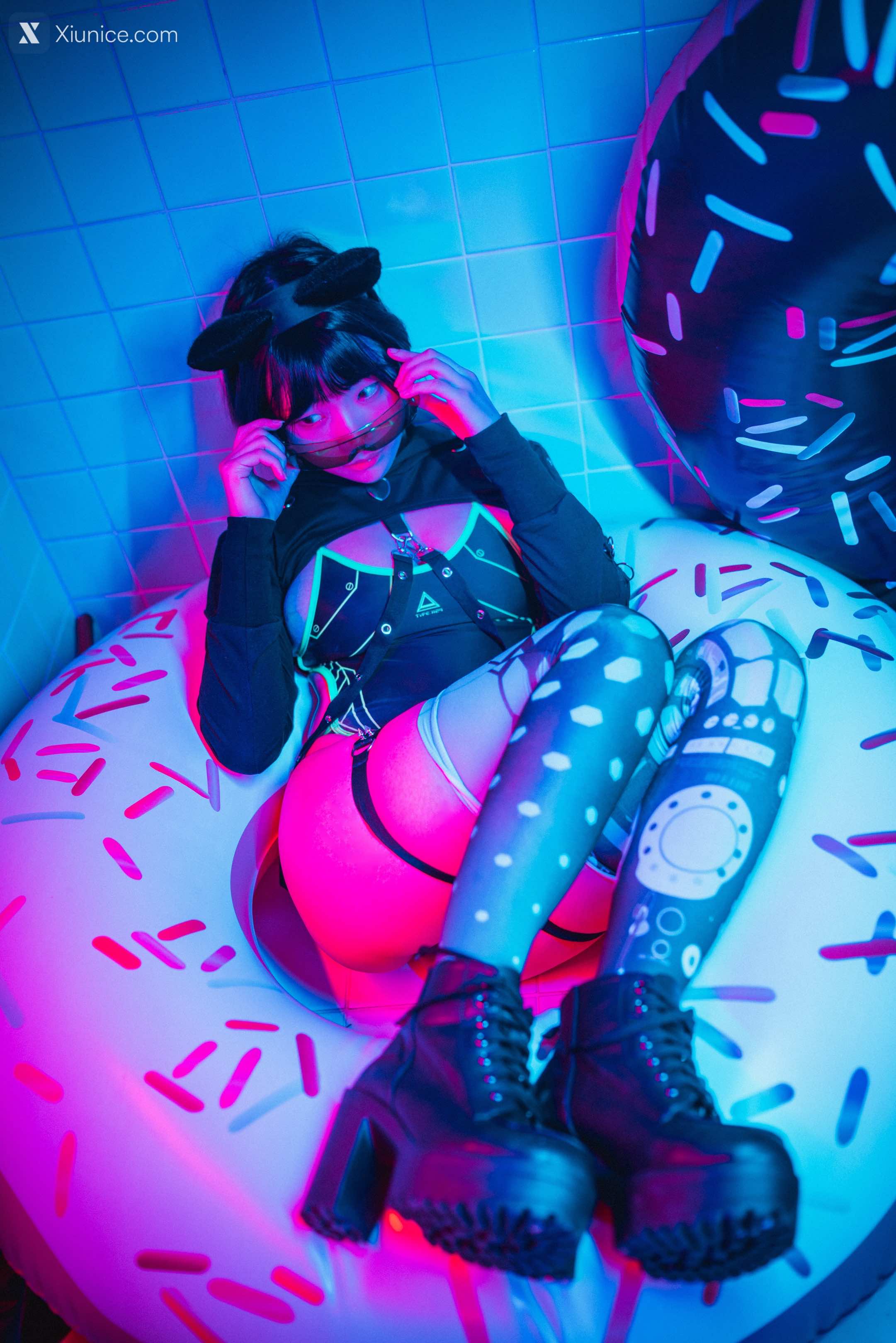 DJAWA Photo – Cyberpunk Girl – Mimmi (밈미) 4K