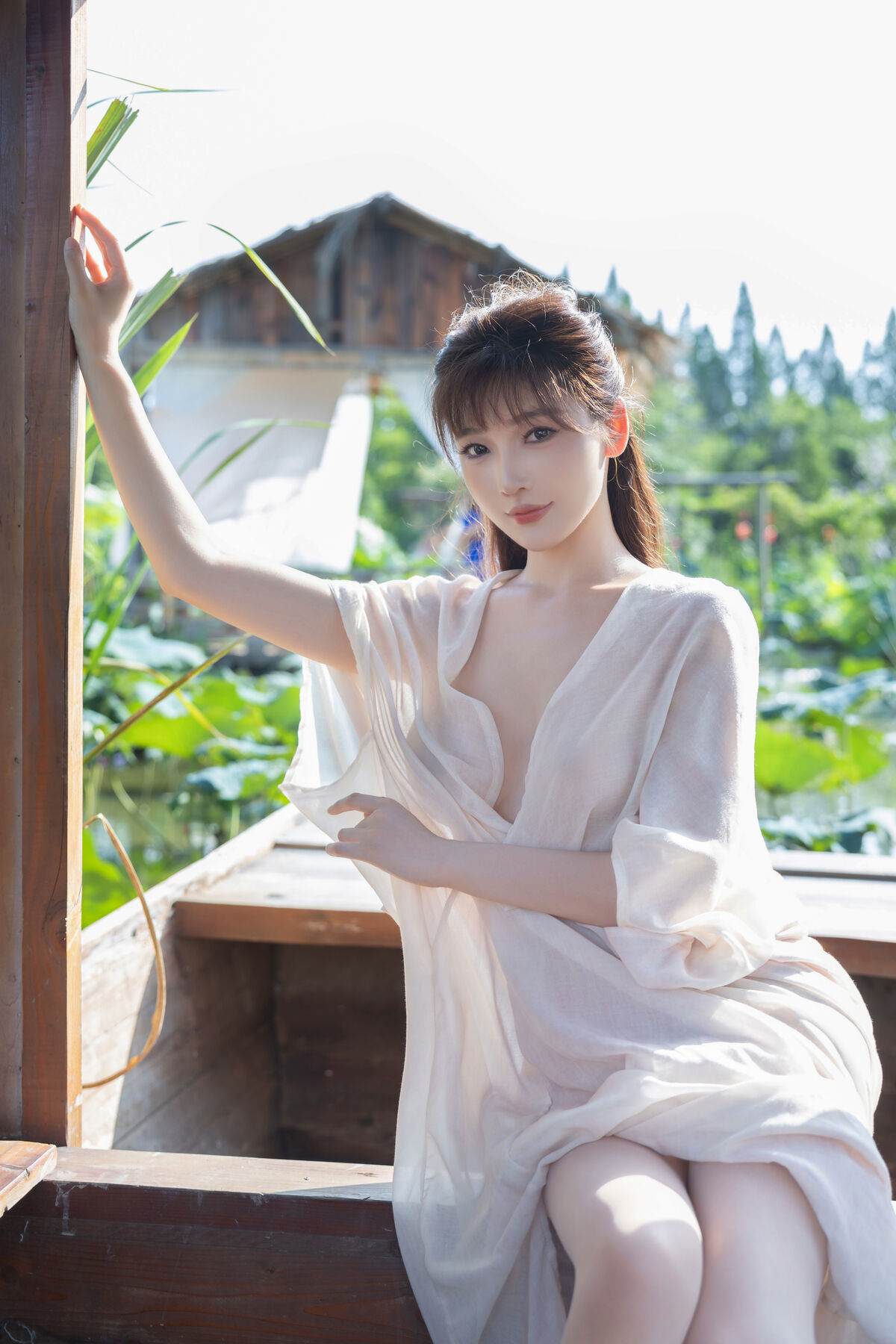 内购无水印 Lu Xuan Xuan 陆萱萱 - 秀人网模特 荷花 Part01