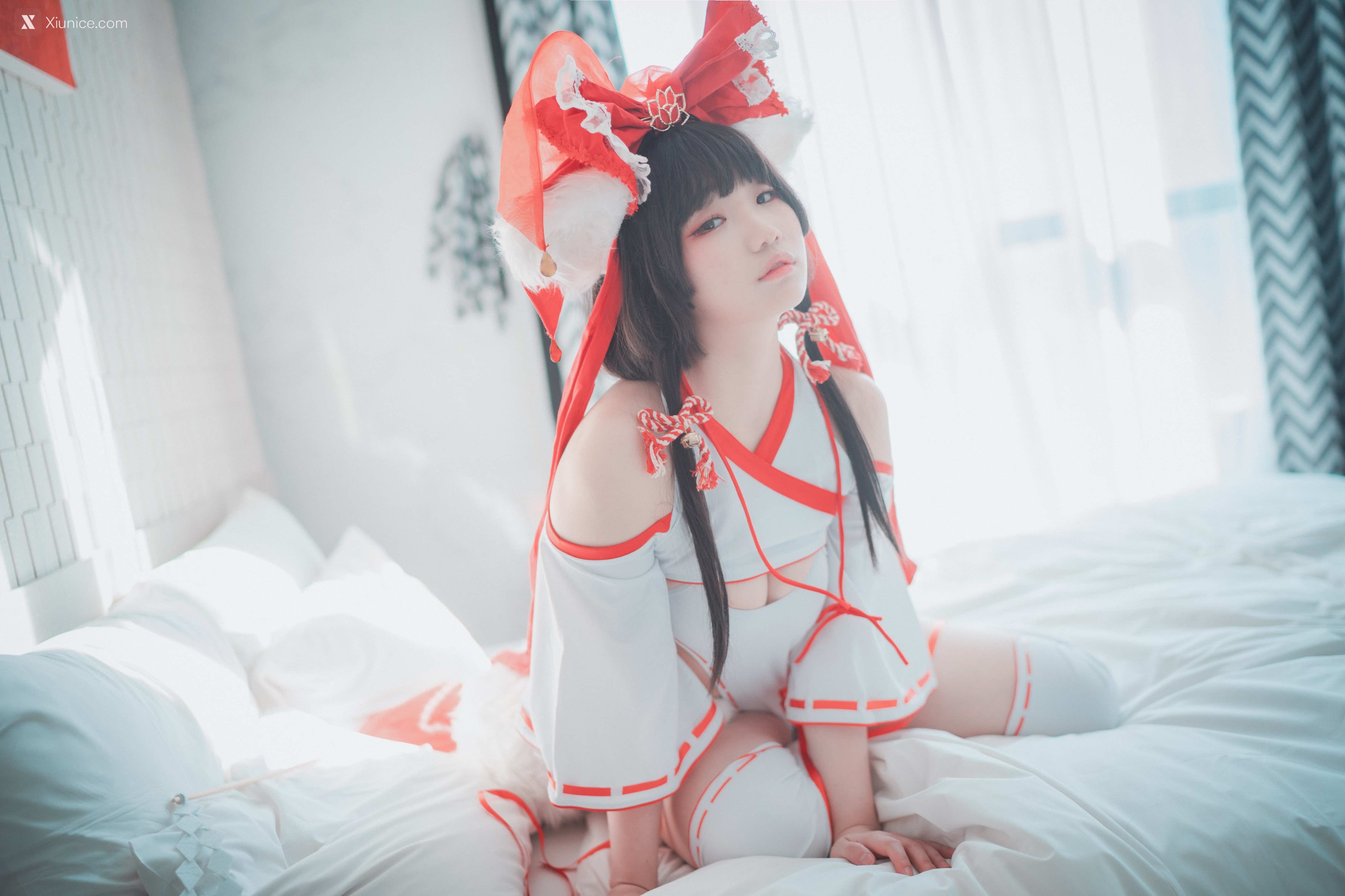 DJAWA Photo – Mimmi (밈미) – Kitsune Miko (A ver) 4K