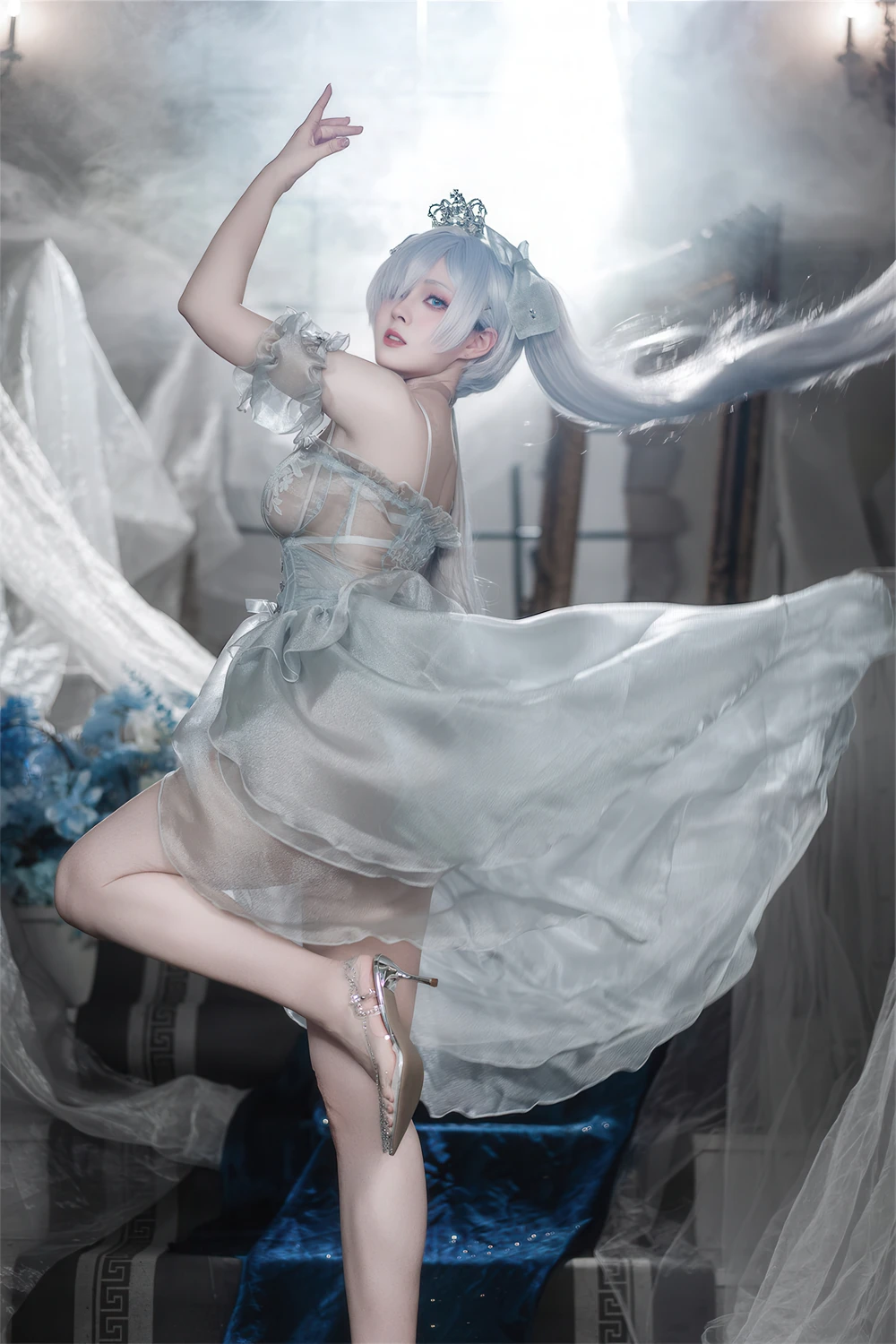 Cosplay Natsuko夏夏子 – 灰姑娘水晶公主Cinderella