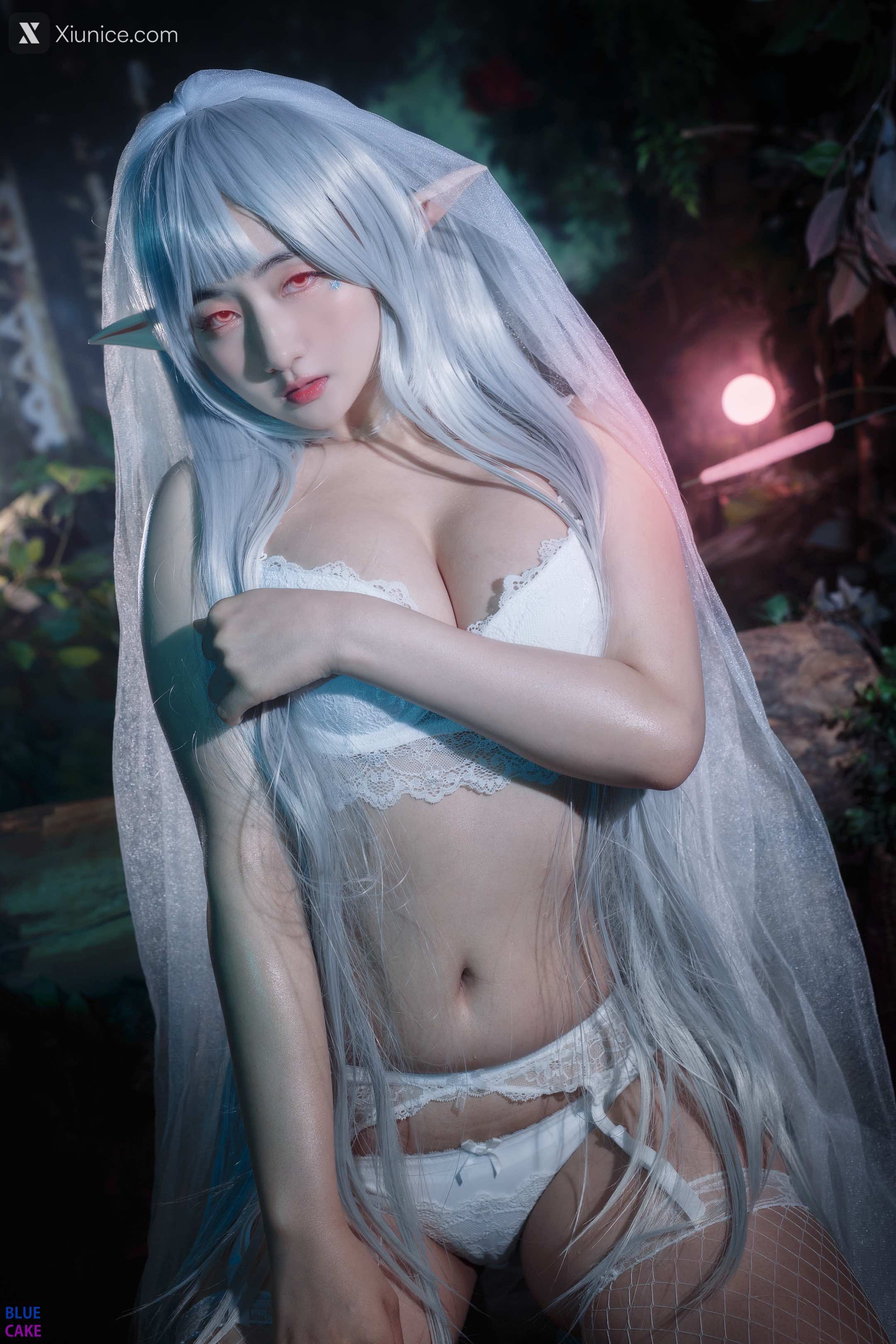 BLUECAKE Han Jina (한지나) – Sun Elf & Moon Elf 4K