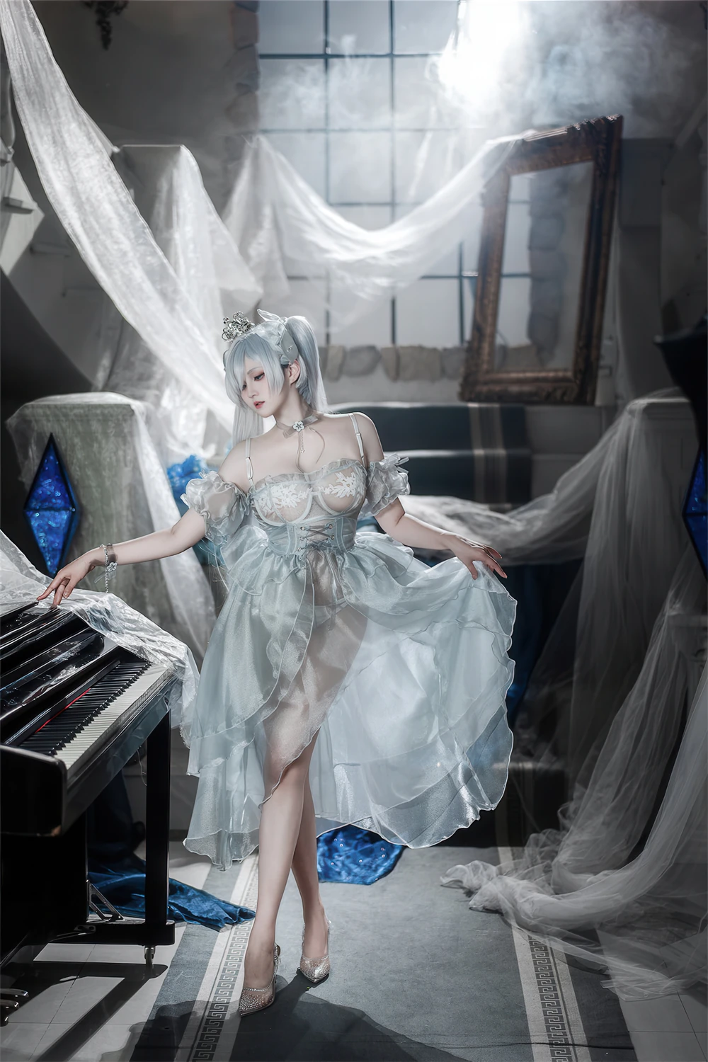 Cosplay Natsuko夏夏子 – 灰姑娘水晶公主Cinderella