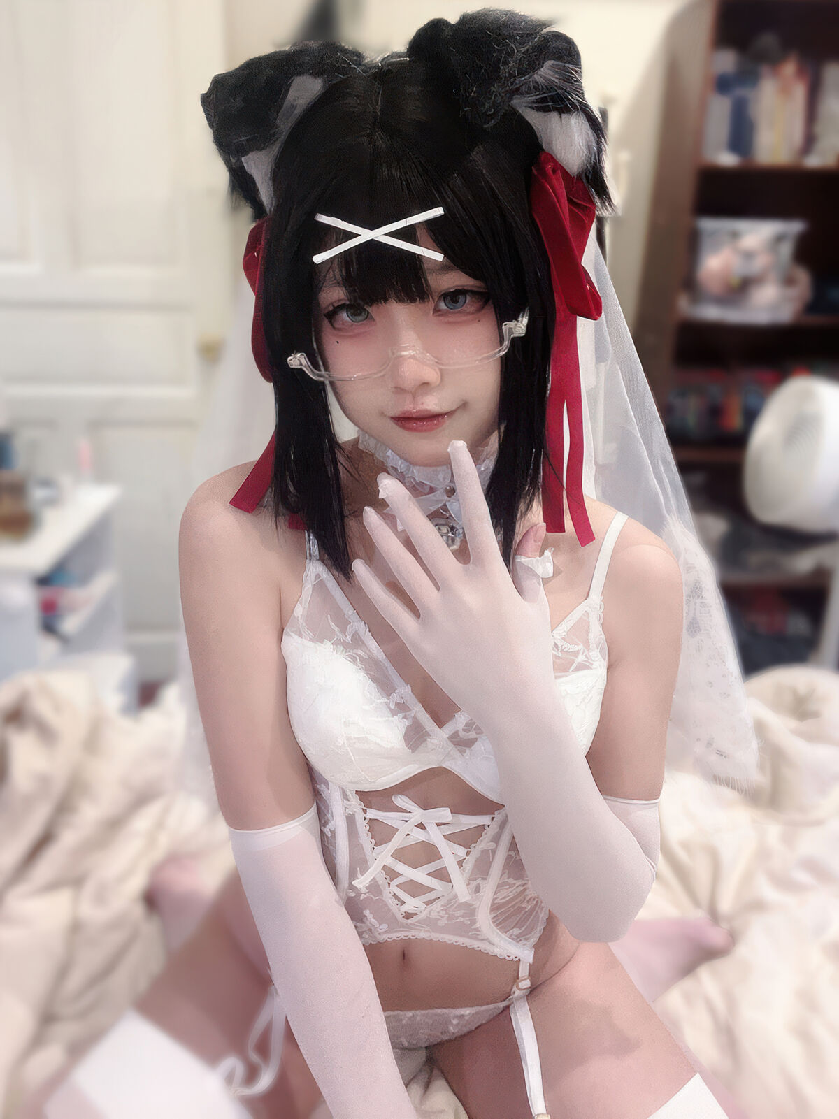 Coser@清水凪 - 小狗花嫁