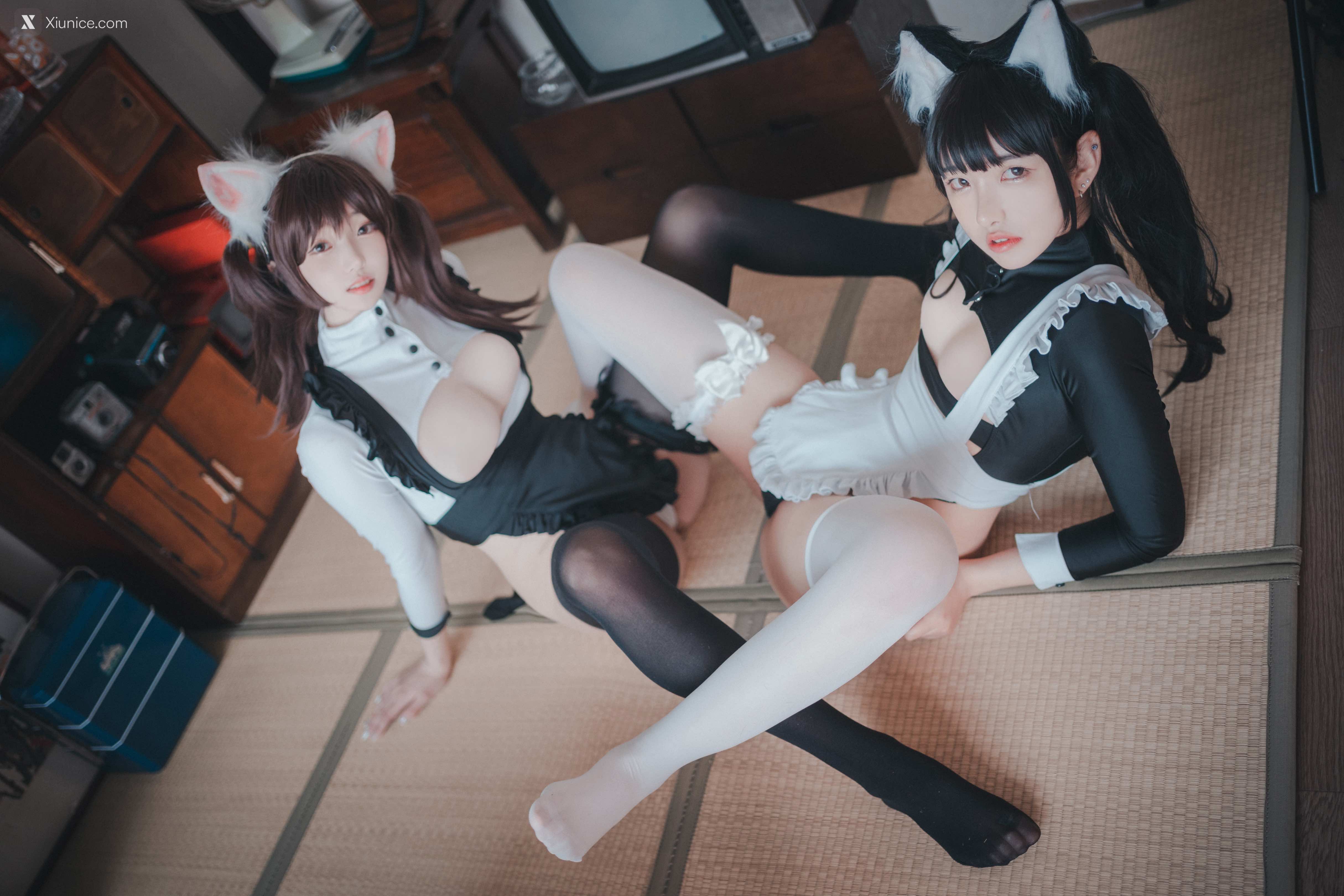 DJAWA Photo – Bambi (밤비) & Sonson (손손) – Maid Mansion W 4K