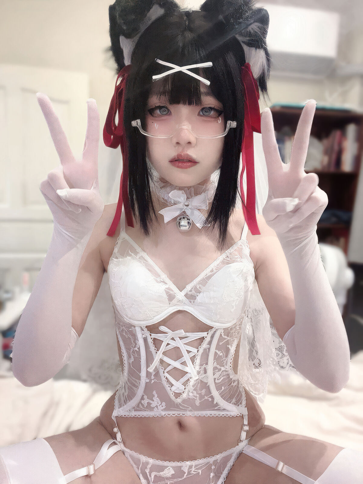 Coser@清水凪 - 小狗花嫁