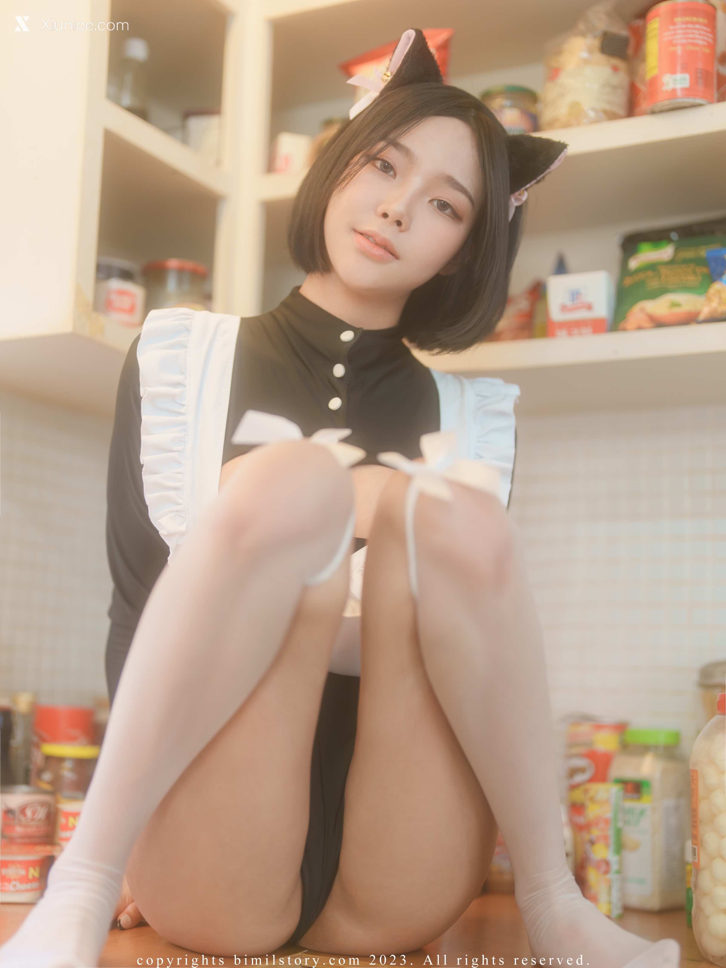 Bimilstory Mina (민아) Vol.25 – Black Cat Mina 4K
