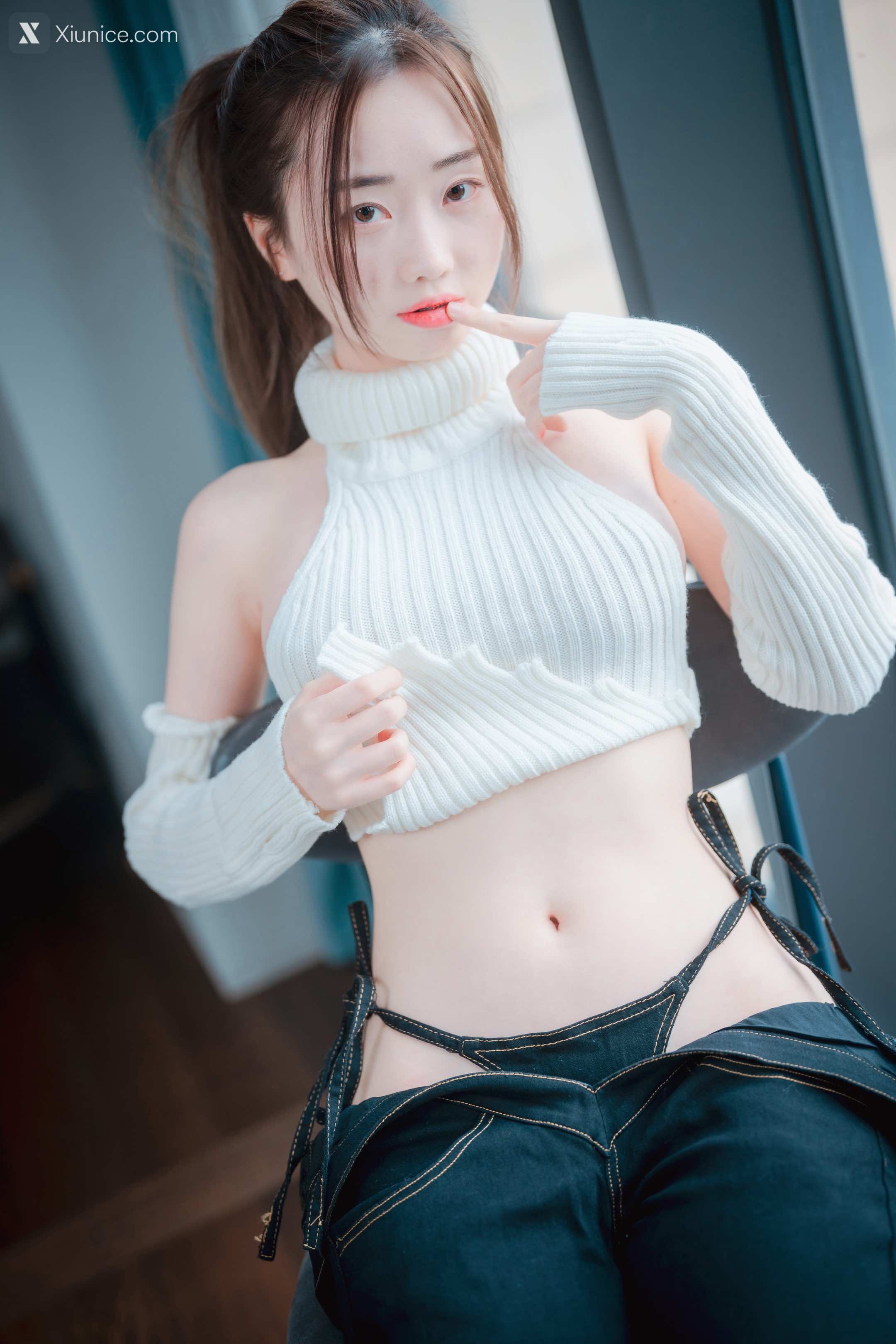 DJAWA Photo – Kim Ji-won (김지원) – Knit & Denim 4K