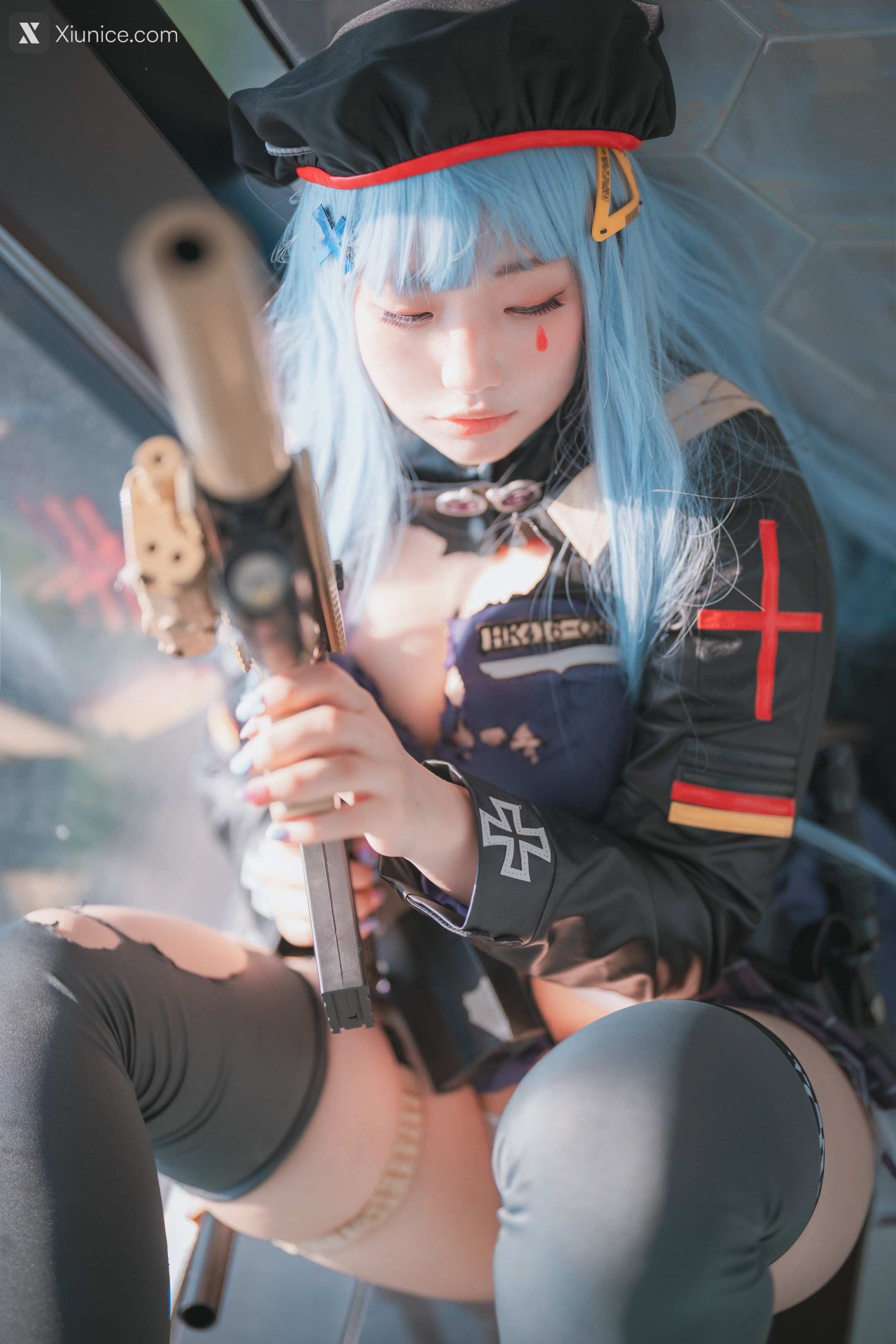 DJAWA Photo – Mimmi (밈미) – Girls’ Frontline – HK416 (Damaged ver.) 4K