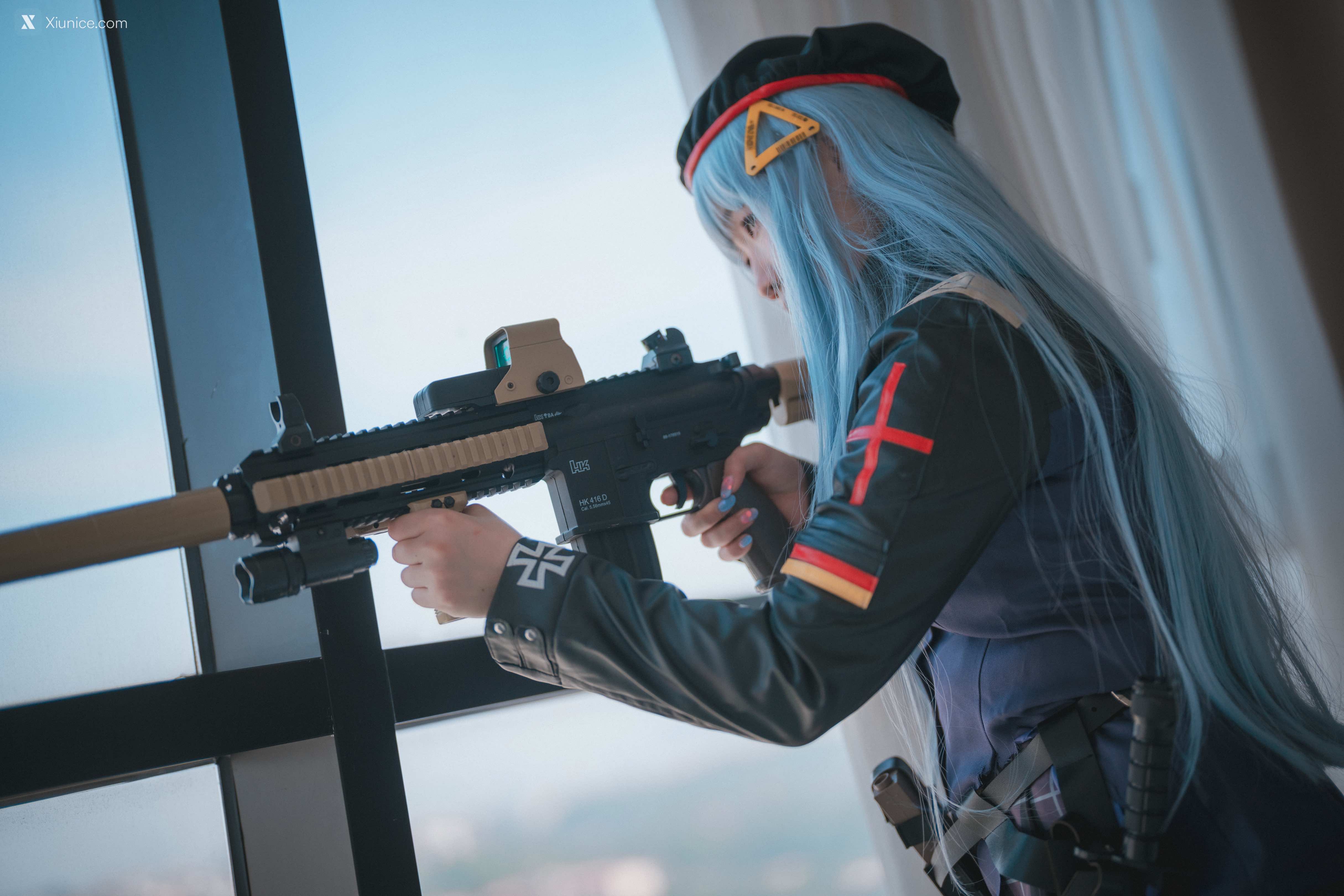 DJAWA Photo – Mimmi (밈미) – Girls’ Frontline – HK416 (Damaged ver.) 4K
