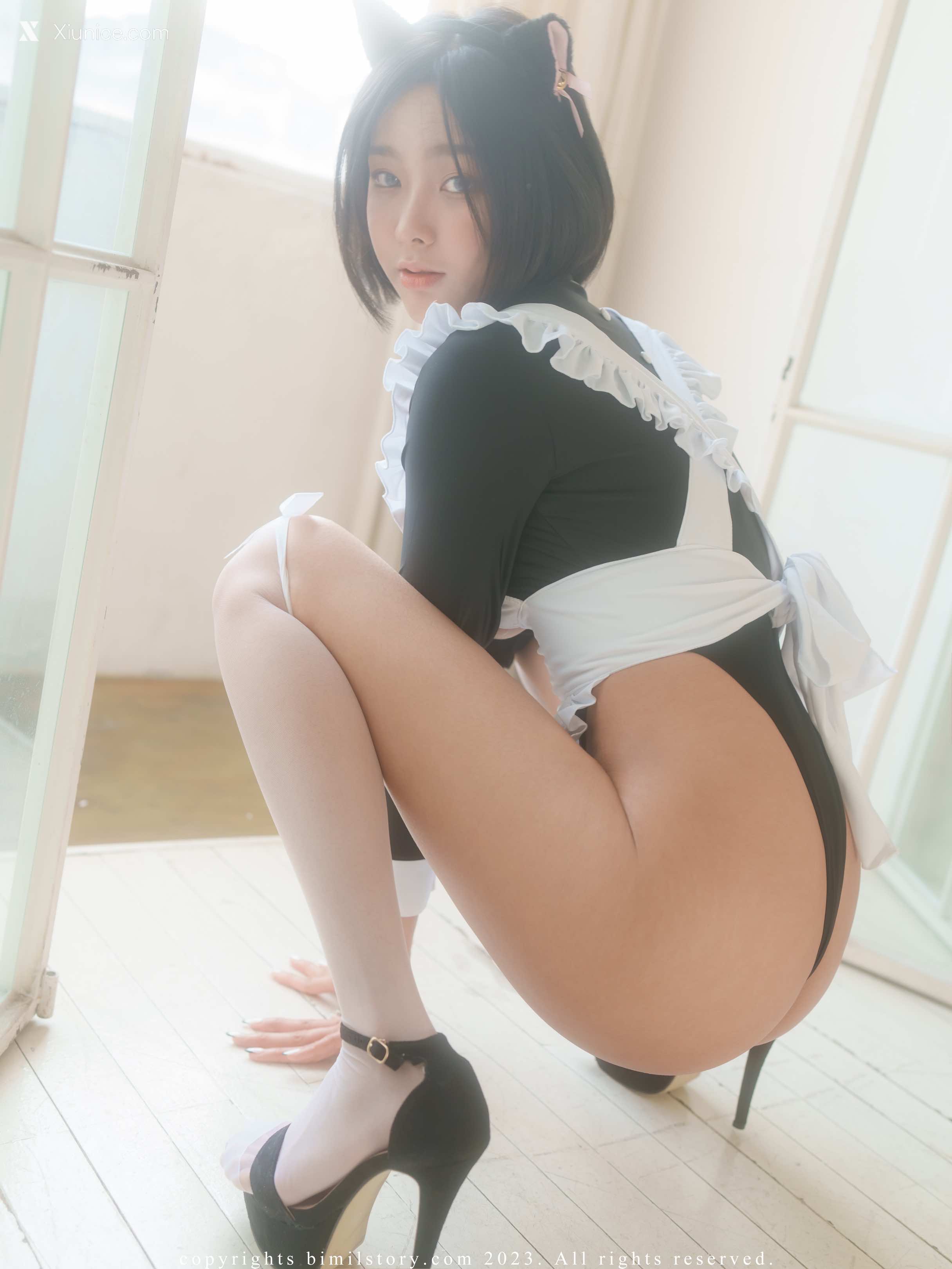 Bimilstory Mina (민아) Vol.25 – Black Cat Mina 4K