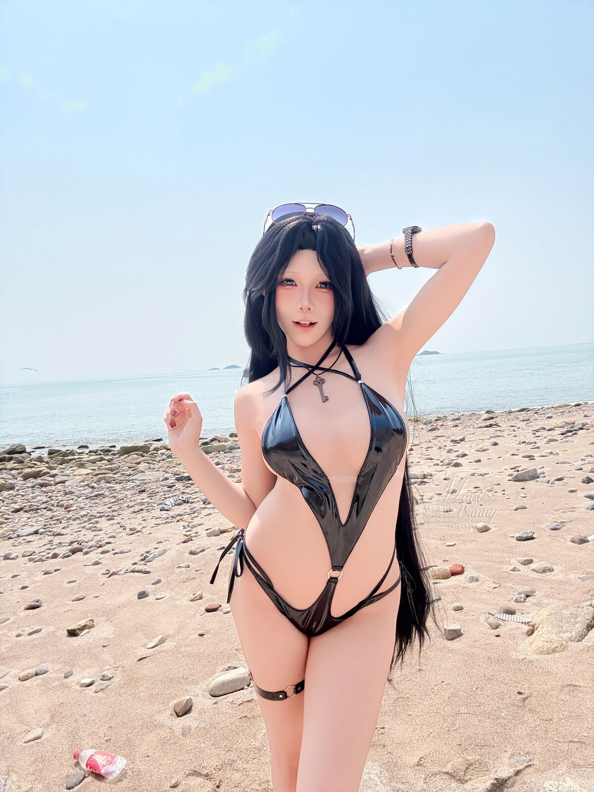 Coser@黏黏团子兔 - 2025泳装限定作 梅登艳阳之下