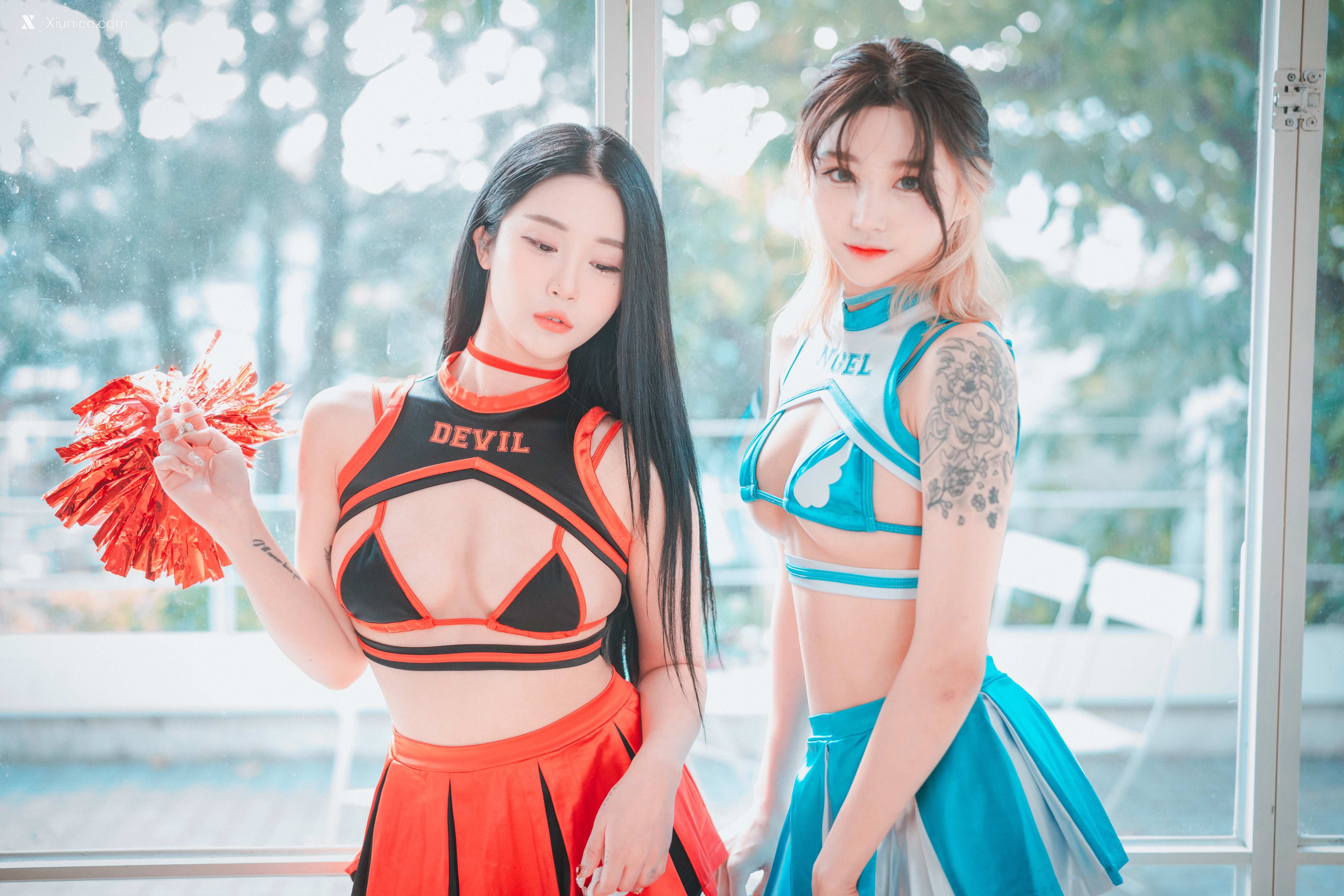 DJAWA Photo – Tae Ri (태리) & Bomi (보미) – “Devil 666 & Angel 777” 4K