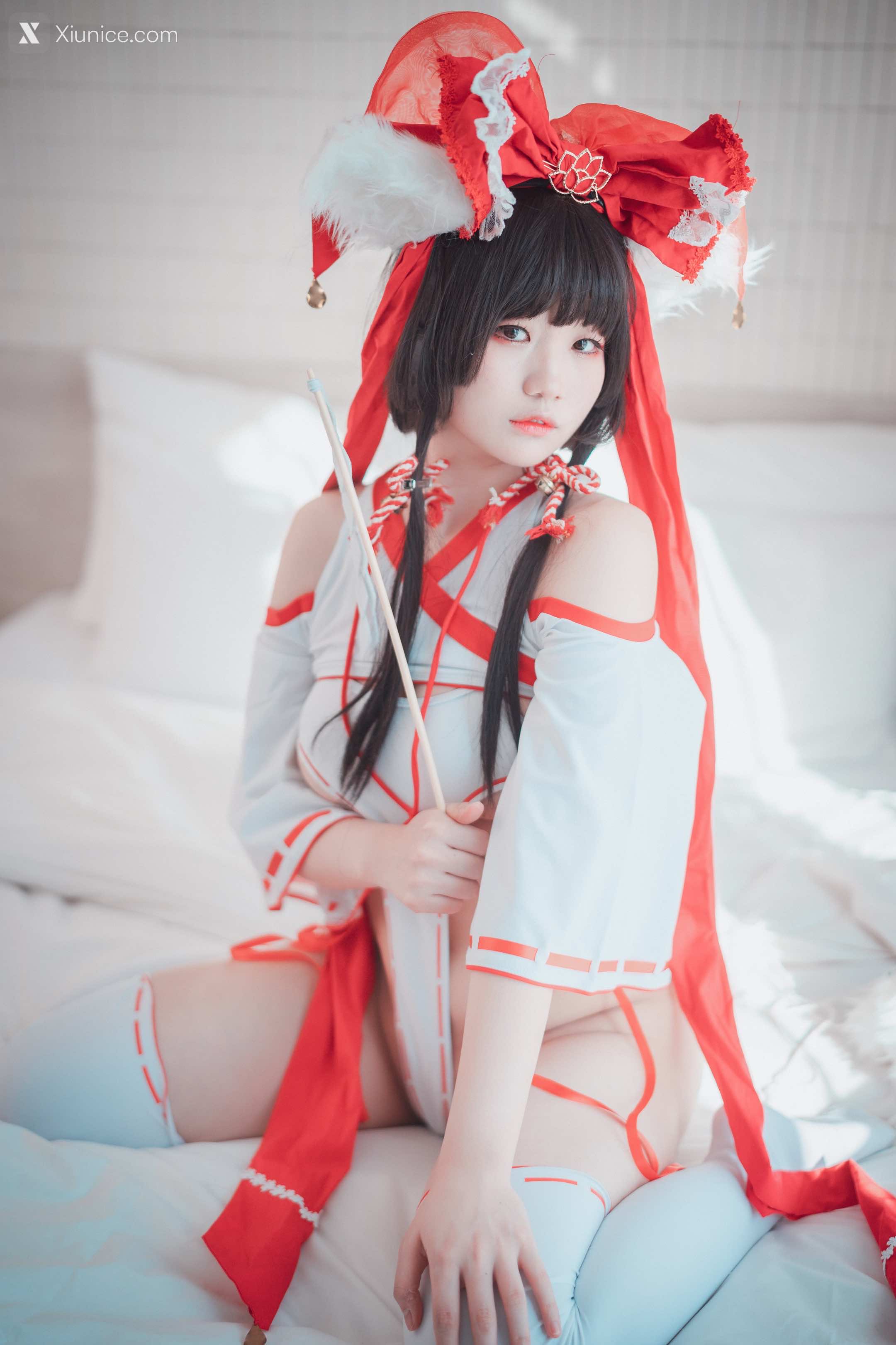 DJAWA Photo – Mimmi (밈미) – Kitsune Miko (A ver) 4K