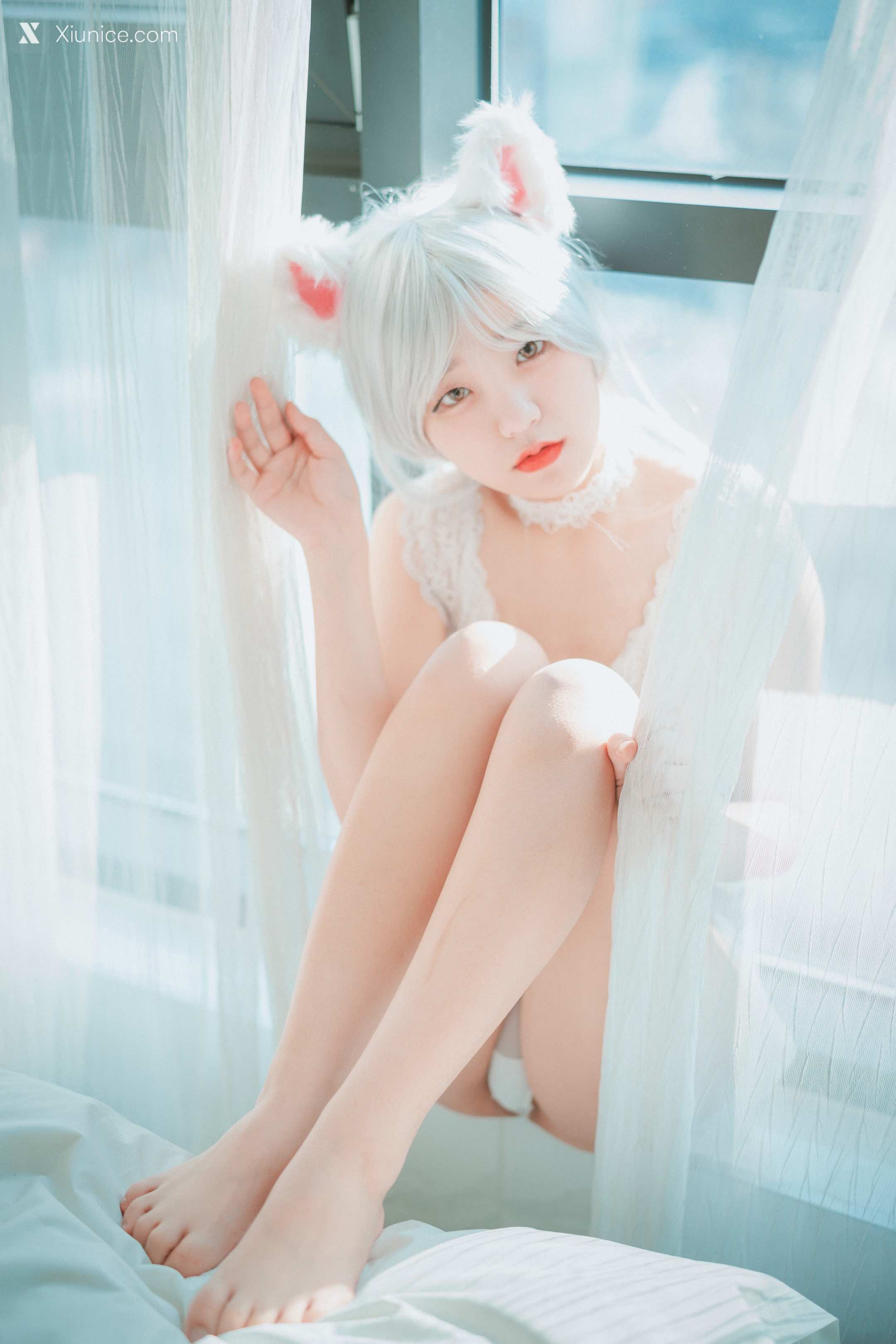 DJAWA Photo – Jeong Jenny (정제니) – Schwarz und Wei Katzenmädchen (Full Ver) 4K