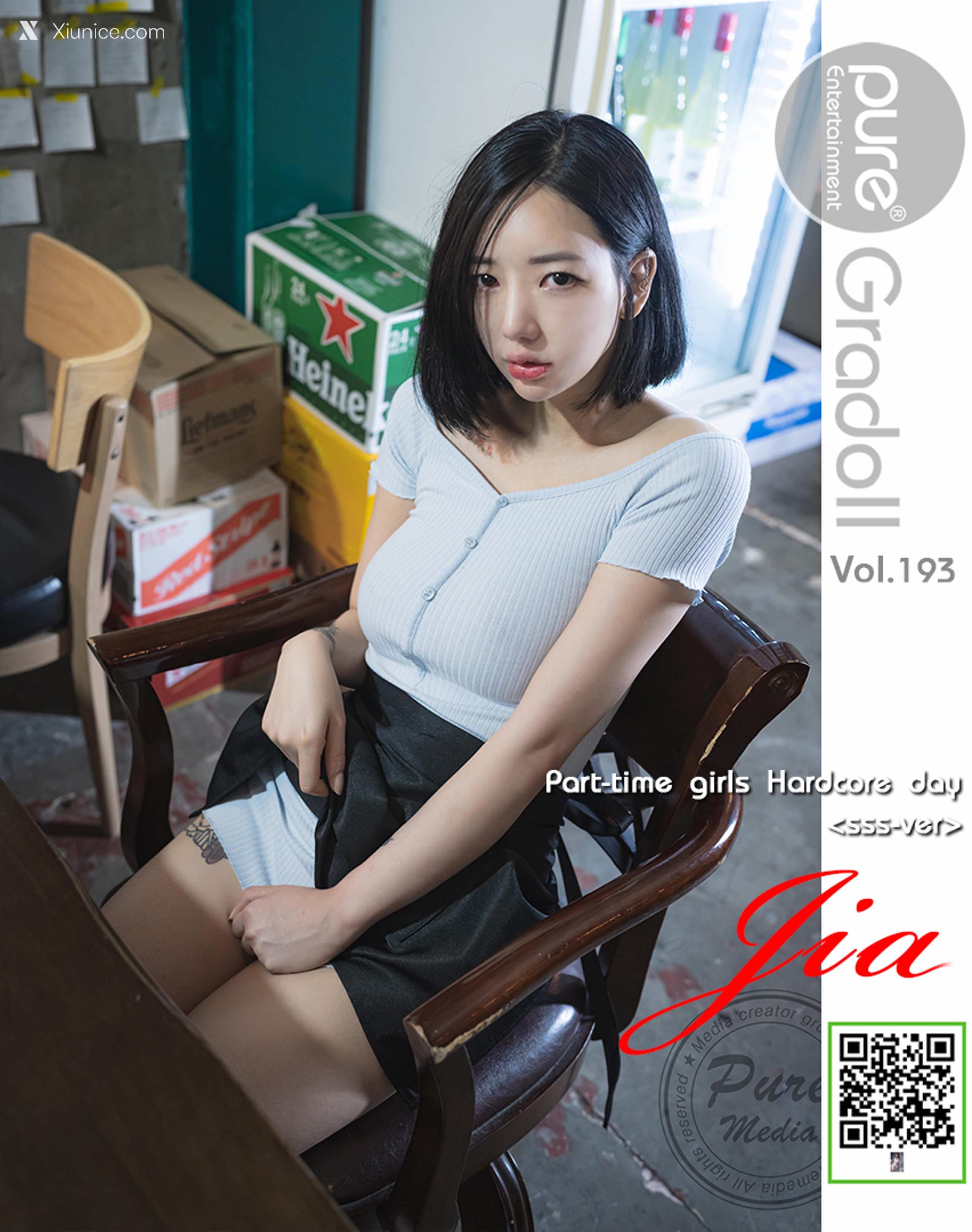 Pure Media Vol.193 Jia (지아) – Part-time girls Hardcore day 4K