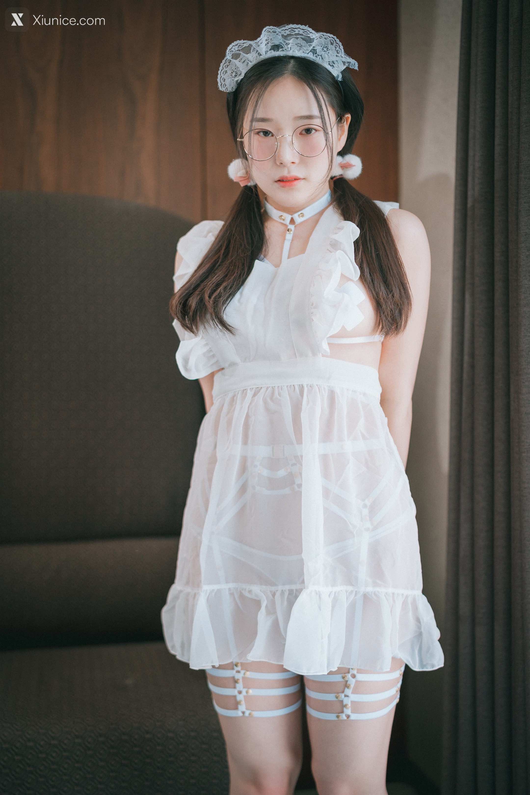 DJAWA Photo – Pia (피아) – Sheer Chiffon Apron 4K