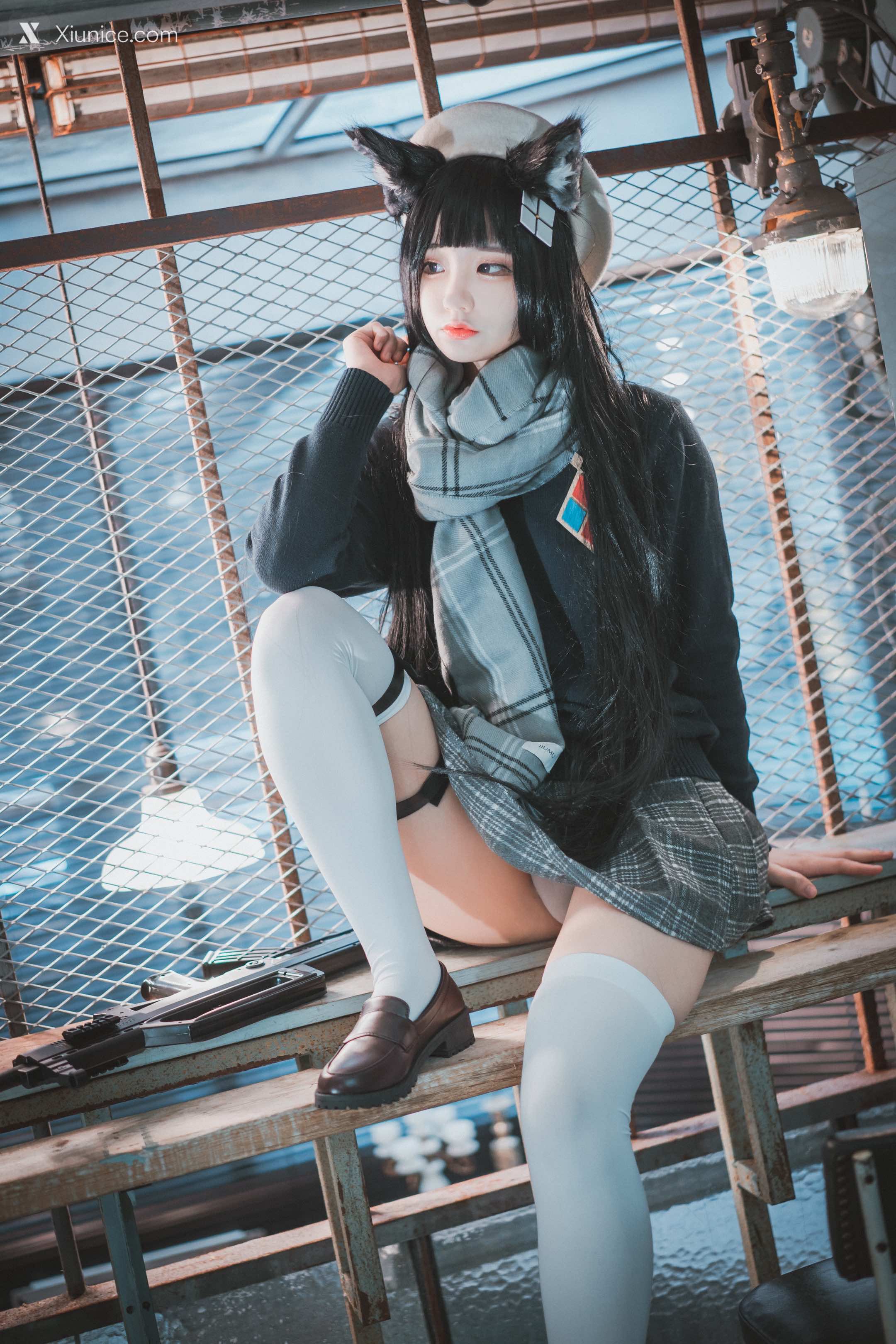 DJAWA Photo – Jeong Jenny (정제니) – “Girls’ Frontline – Type 95 (Pure White Graduation ver.)” 4K