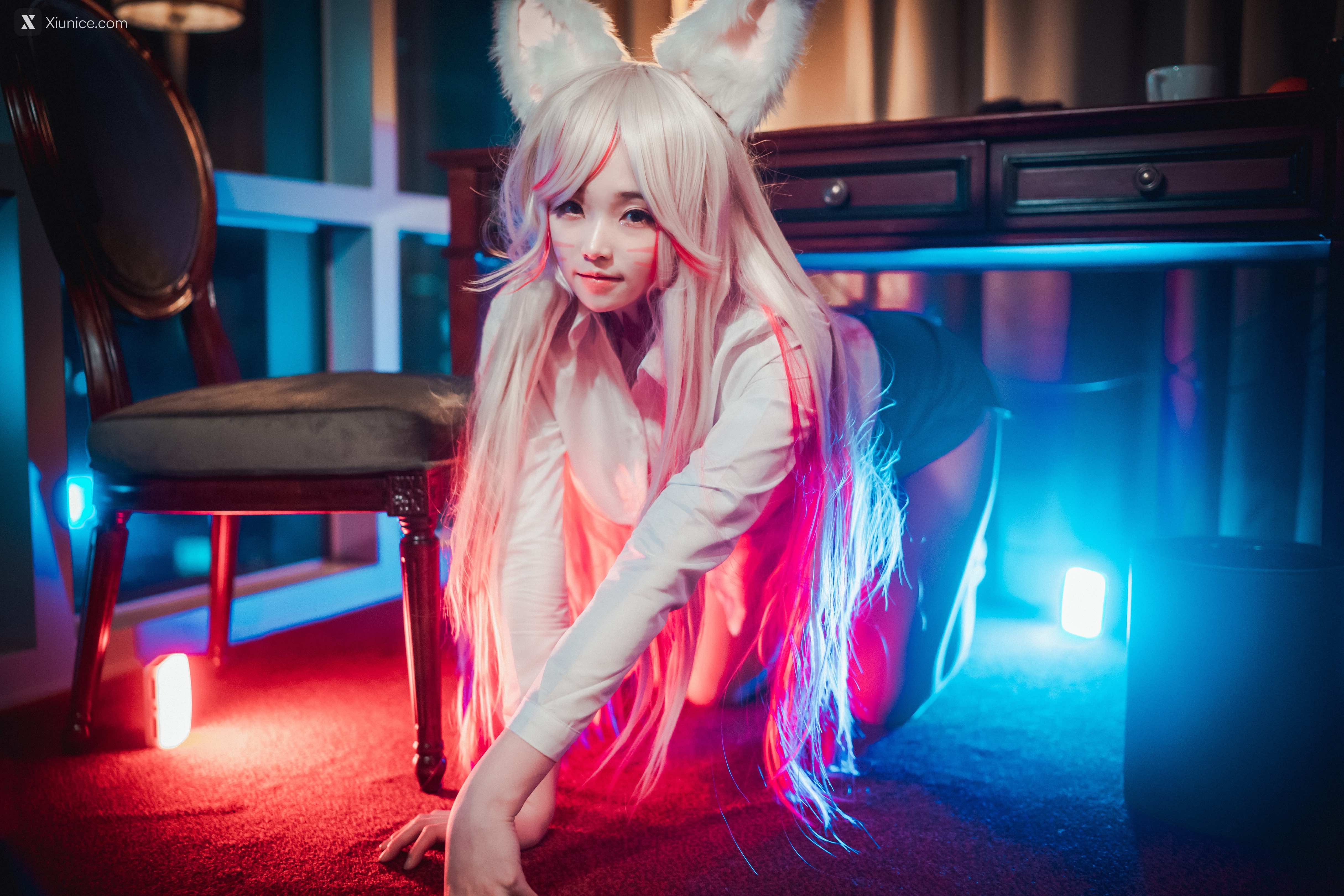 DJAWA Photo – Bambi (밤비) – “Kumiho in the Office” – Destiny Child – Nine-Tailed Fox Tamamo 4K