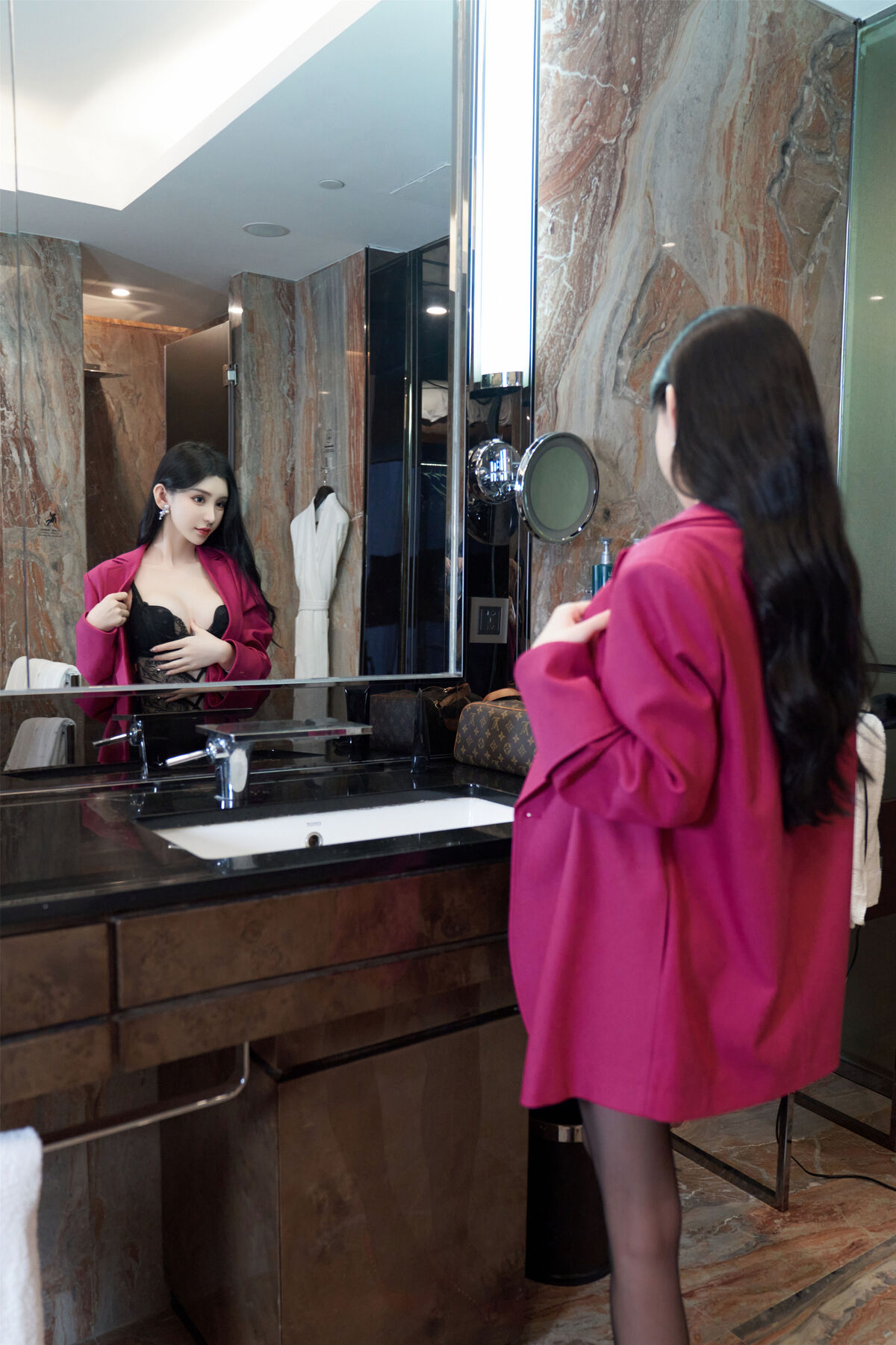 内购无水印 Zhou Yuxi 周于希 - 秀人网模特 蕾丝黑丝直播 Part01