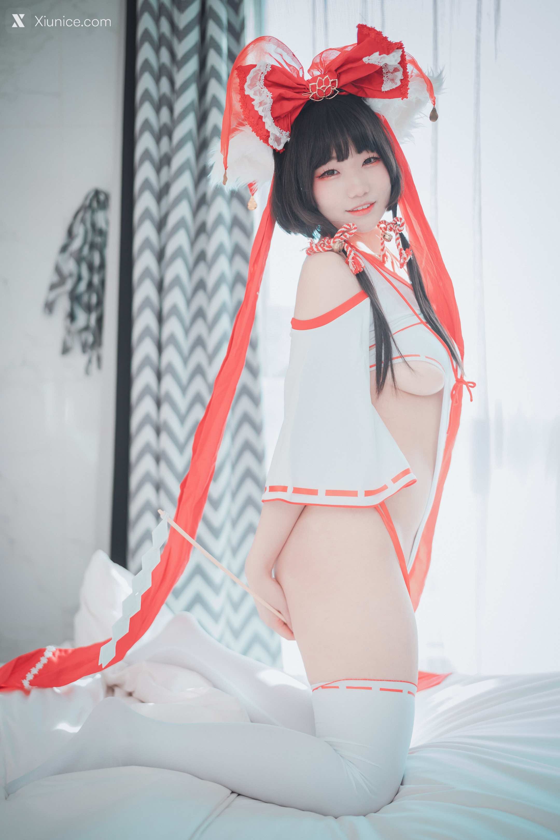 DJAWA Photo – Mimmi (밈미) – Kitsune Miko (A ver) 4K