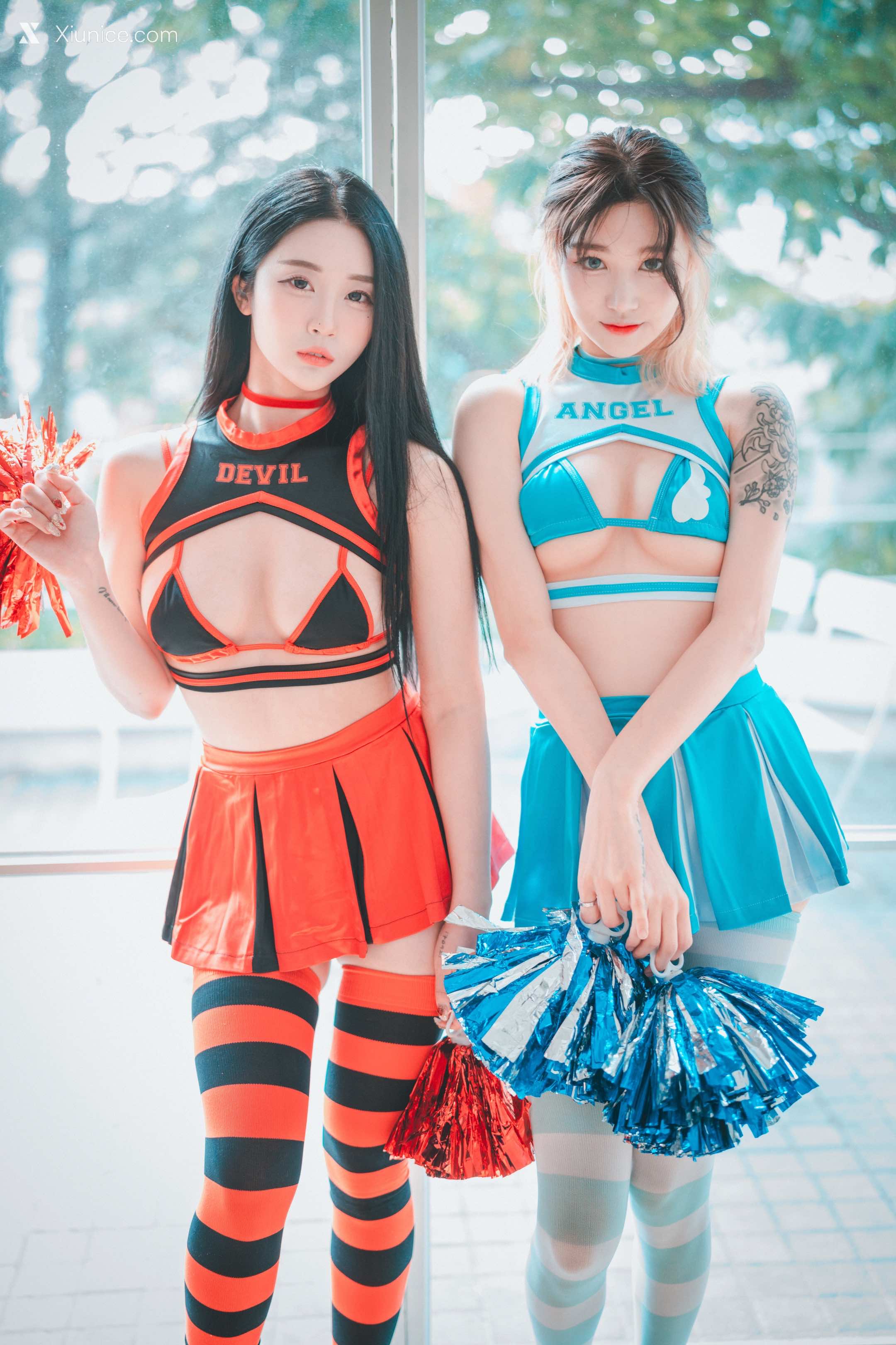 DJAWA Photo – Tae Ri (태리) & Bomi (보미) – “Devil 666 & Angel 777” 4K