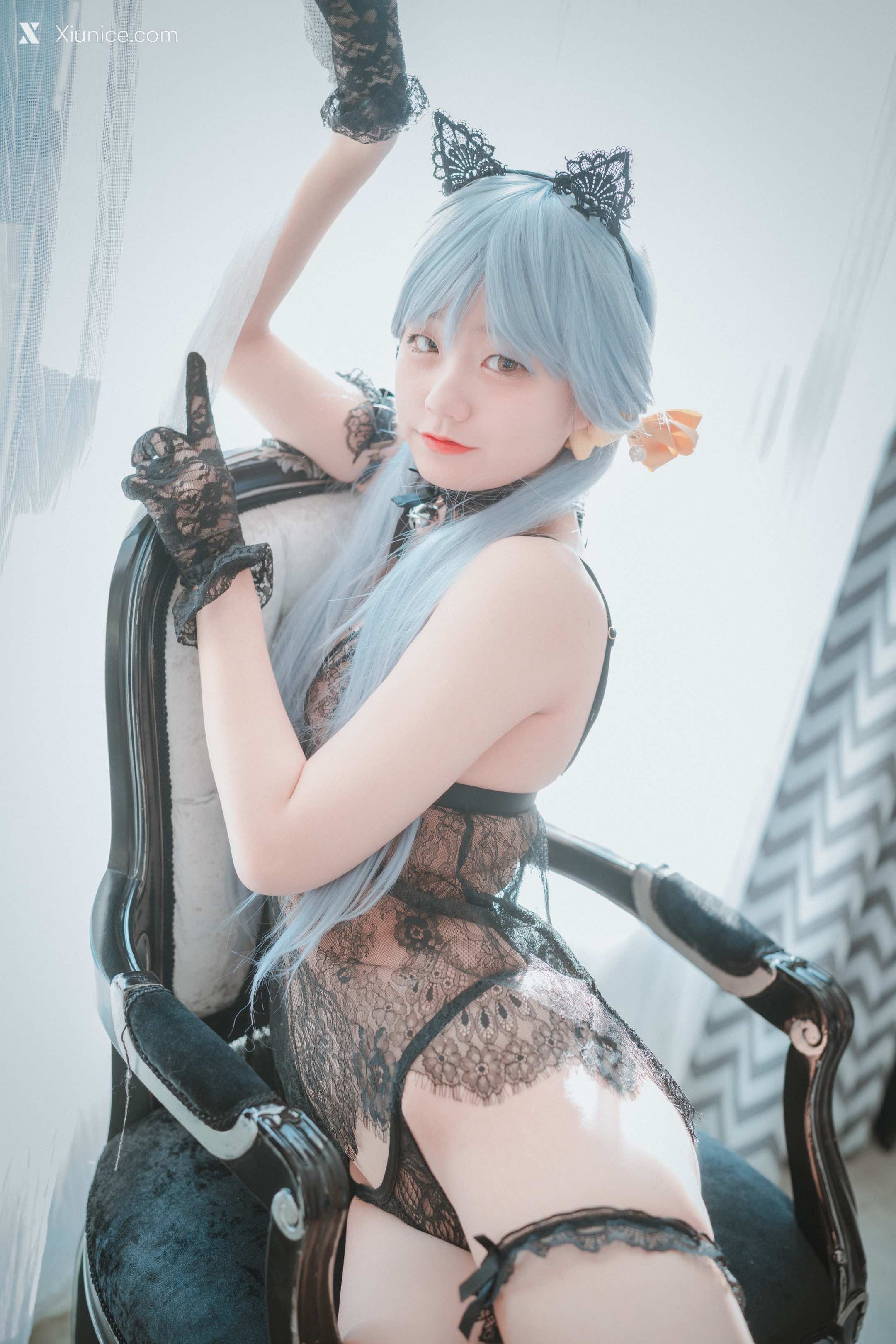 DJAWA Photo – Jeong Jenny (정제니) – Schwarz und Wei Katzenmädchen (Full Ver) 4K