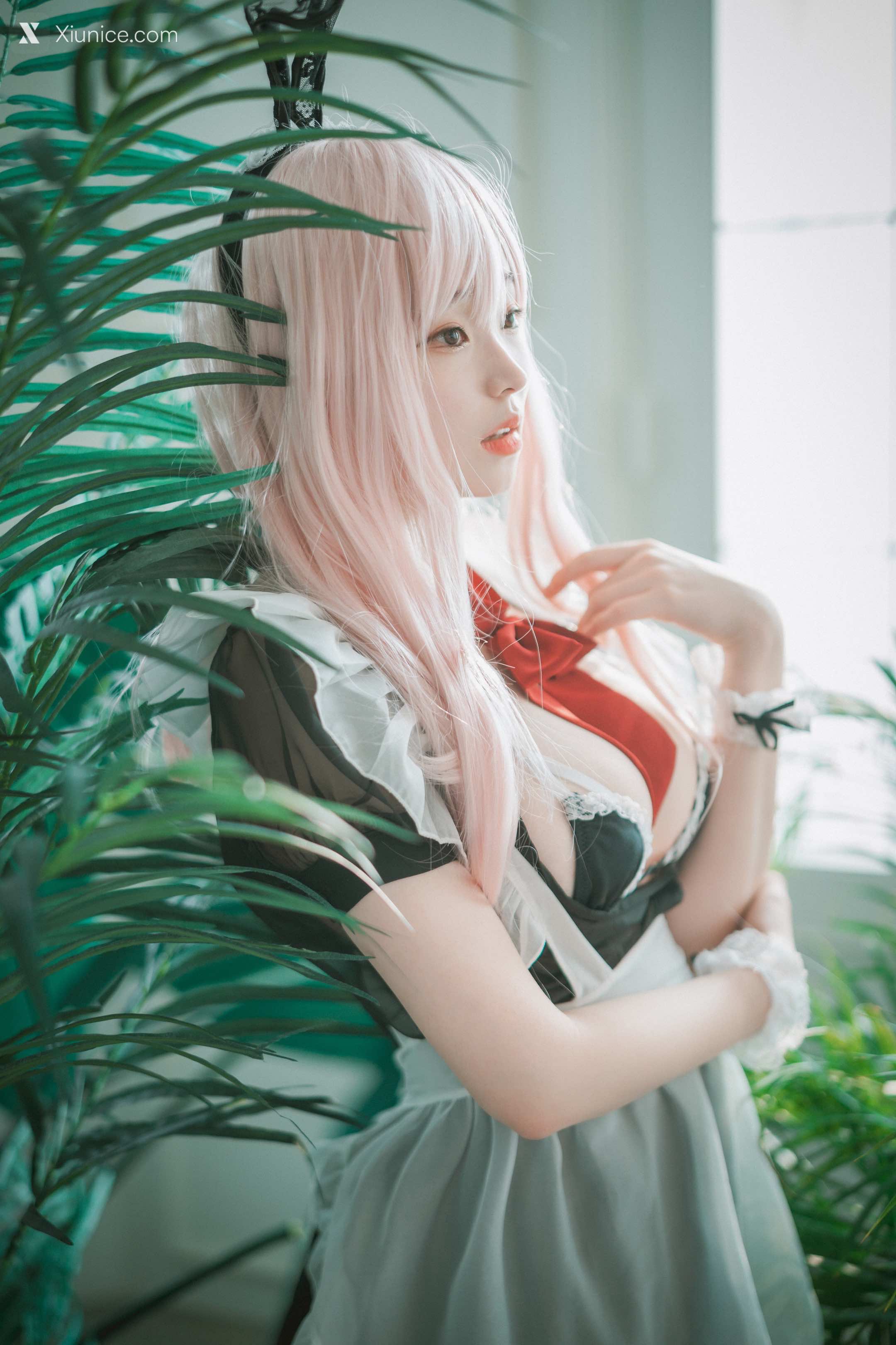 DJAWA Photo – Bambi (밤비) – Sheer Bunny Maid 4K