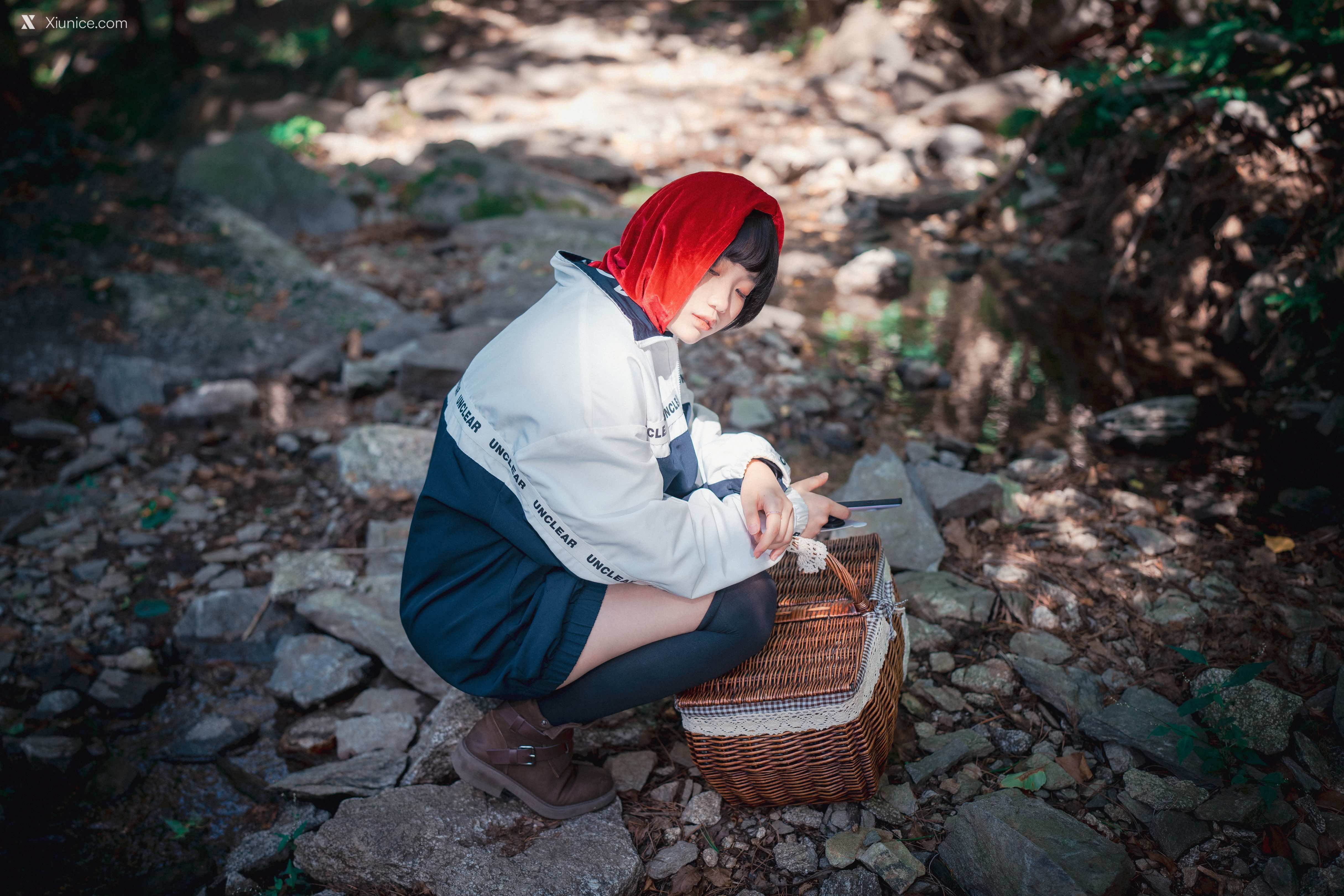 DJAWA Photo – Mimmi (밈미) – Naughty Red Hiring Hood 4K