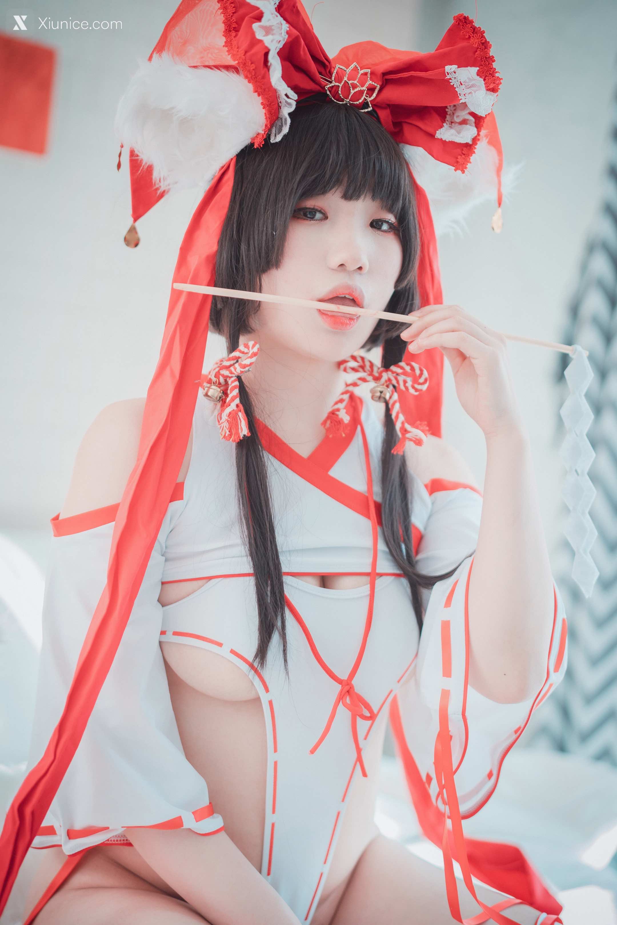 DJAWA Photo – Mimmi (밈미) – Kitsune Miko (A ver) 4K