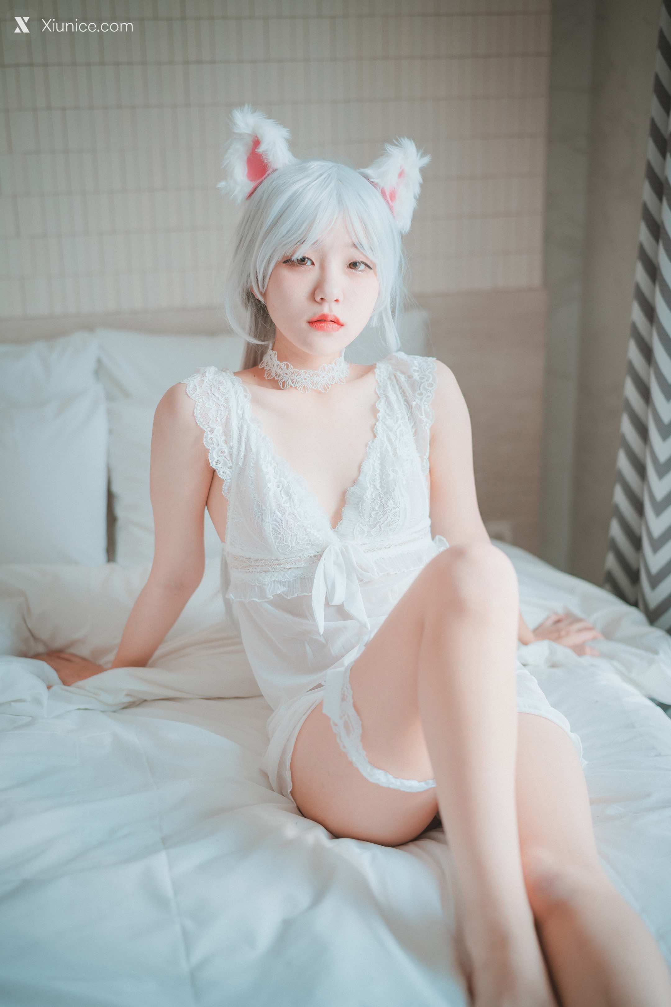 DJAWA Photo – Jeong Jenny (정제니) – Schwarz und Wei Katzenmädchen (Full Ver) 4K