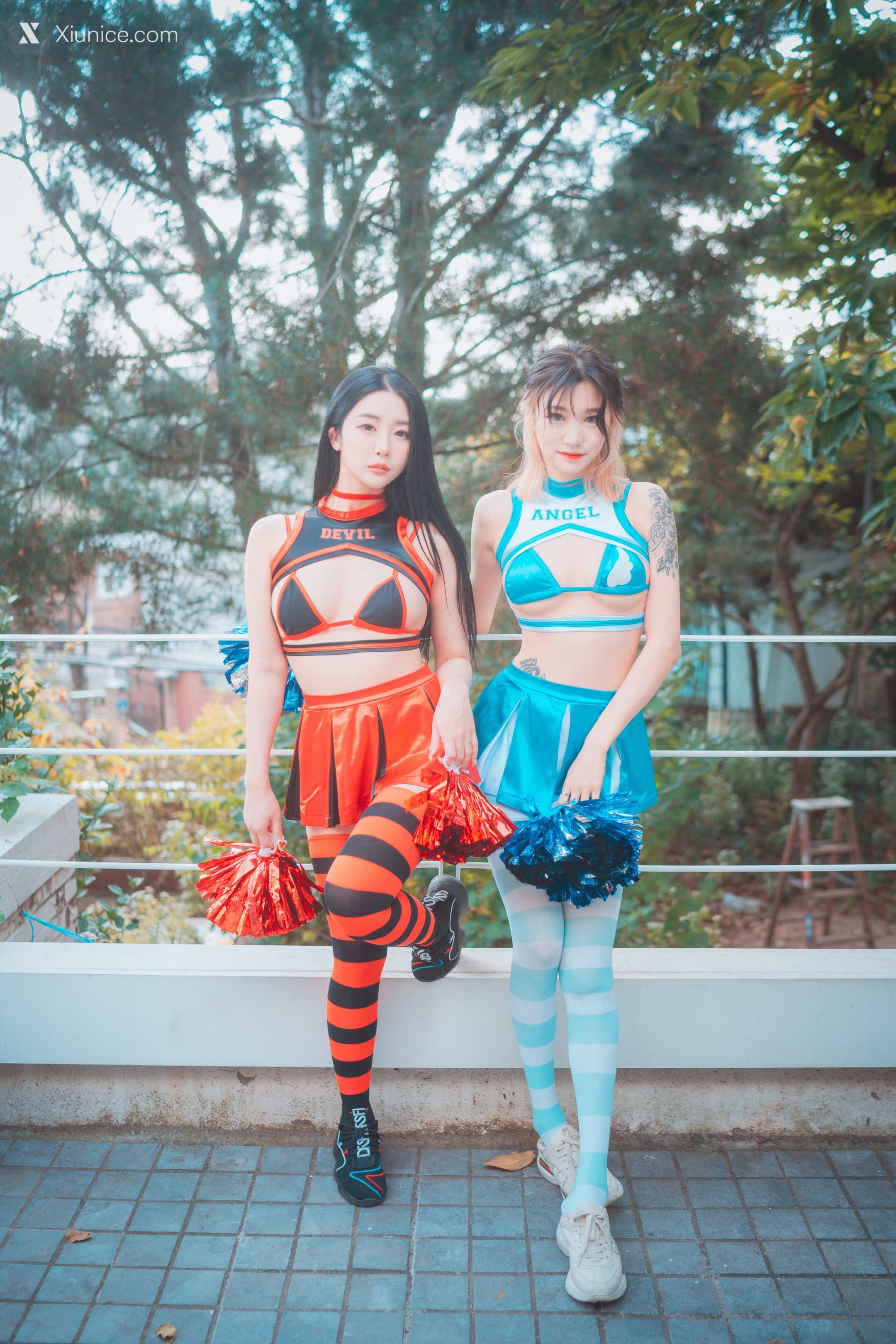 DJAWA Photo – Tae Ri (태리) & Bomi (보미) – “Devil 666 & Angel 777” 4K