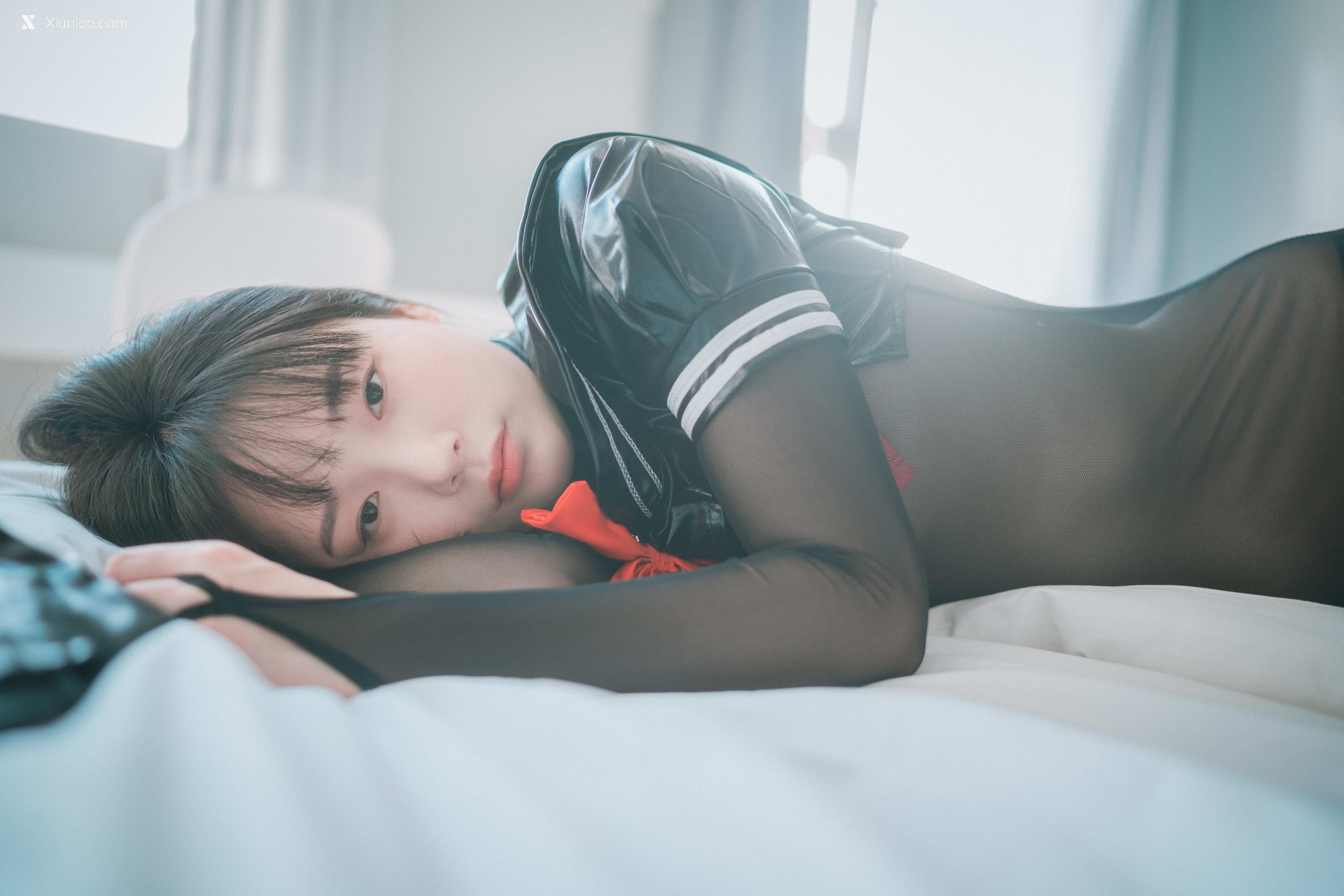 DJAWA Photo – Pia (피아) – Leather Black Schoolgirl 4K