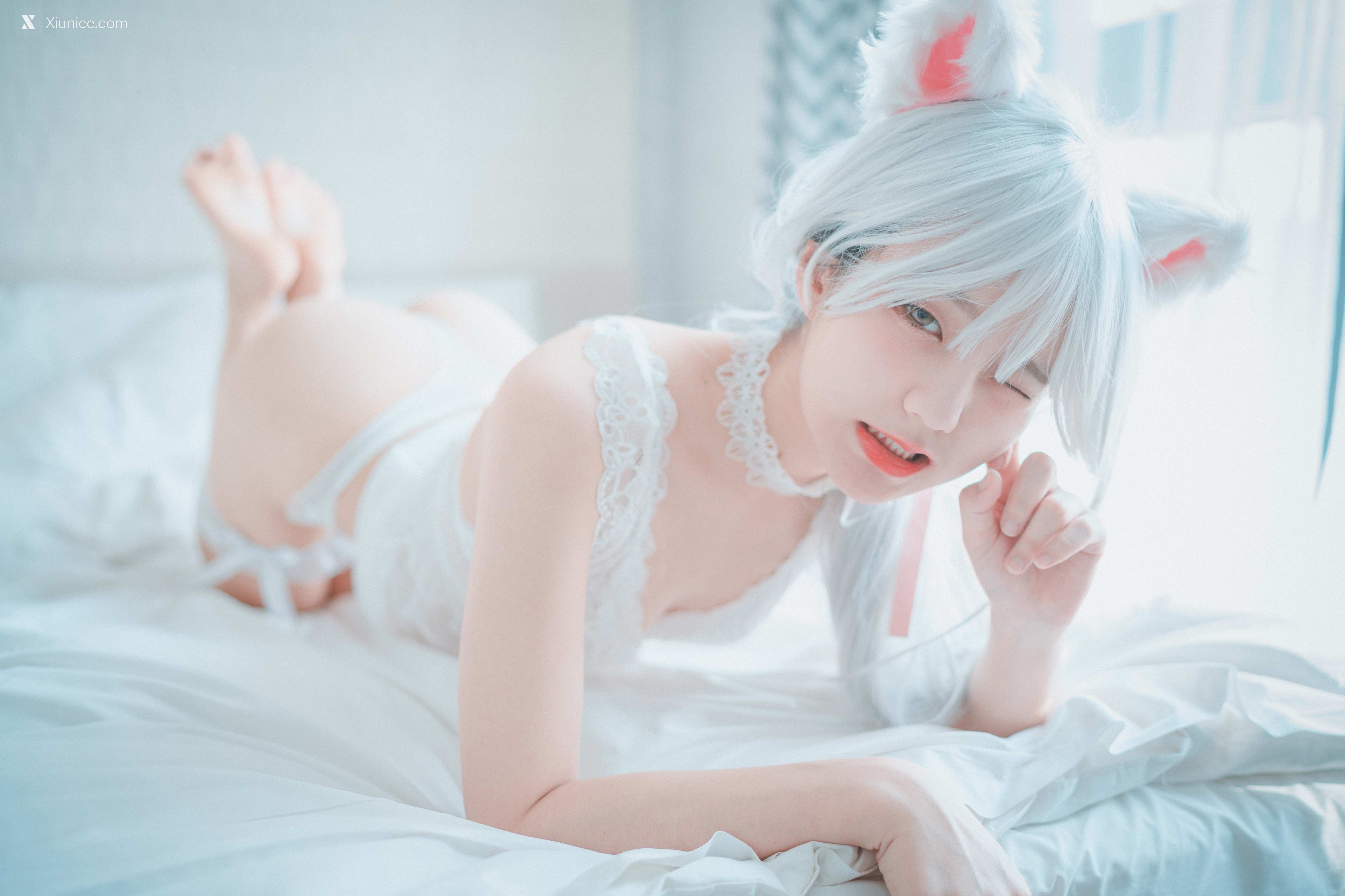 DJAWA Photo – Jeong Jenny (정제니) – Schwarz und Wei Katzenmädchen (Full Ver) 4K