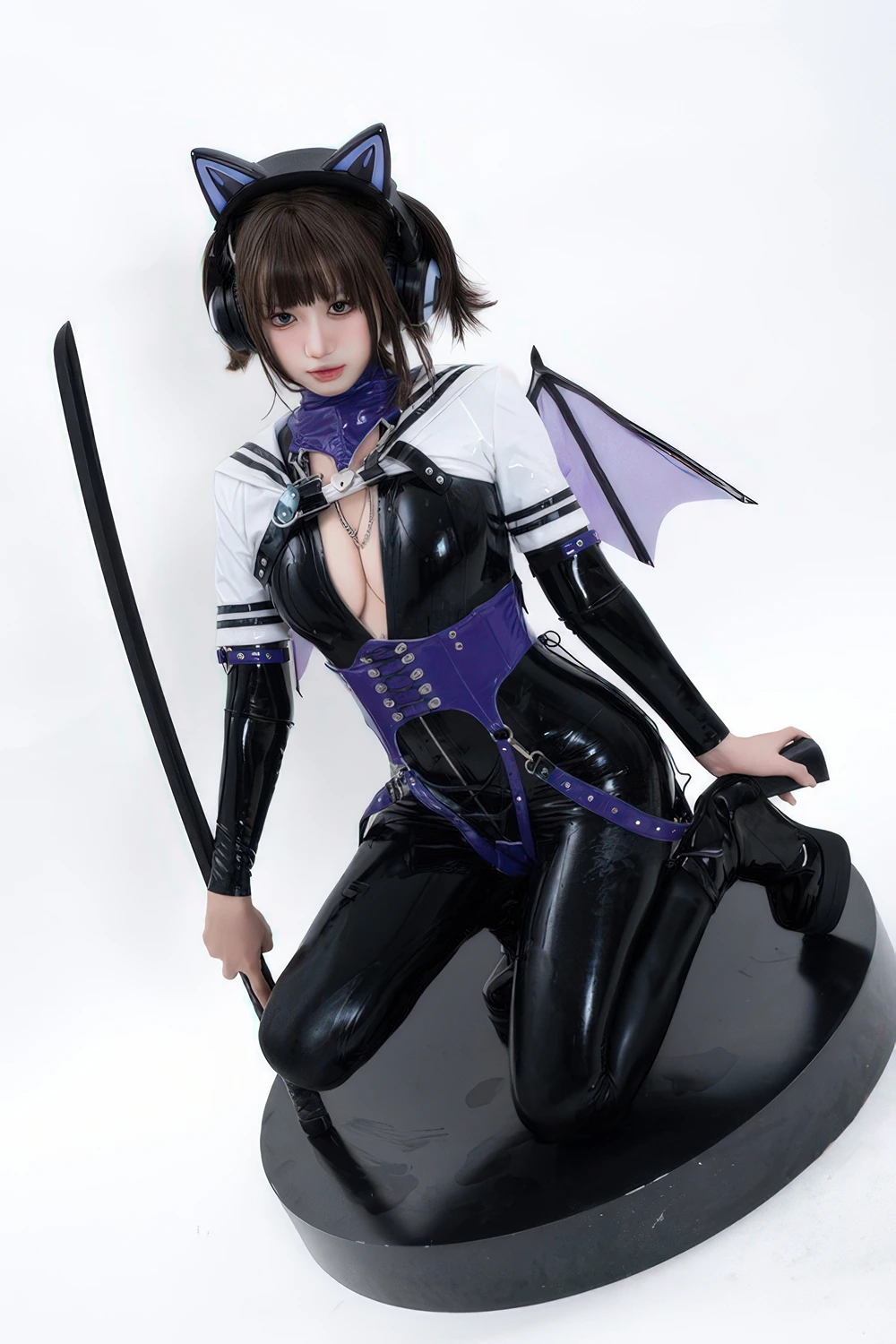 Cosplay 柒柒要乖哦 – 猎狼女